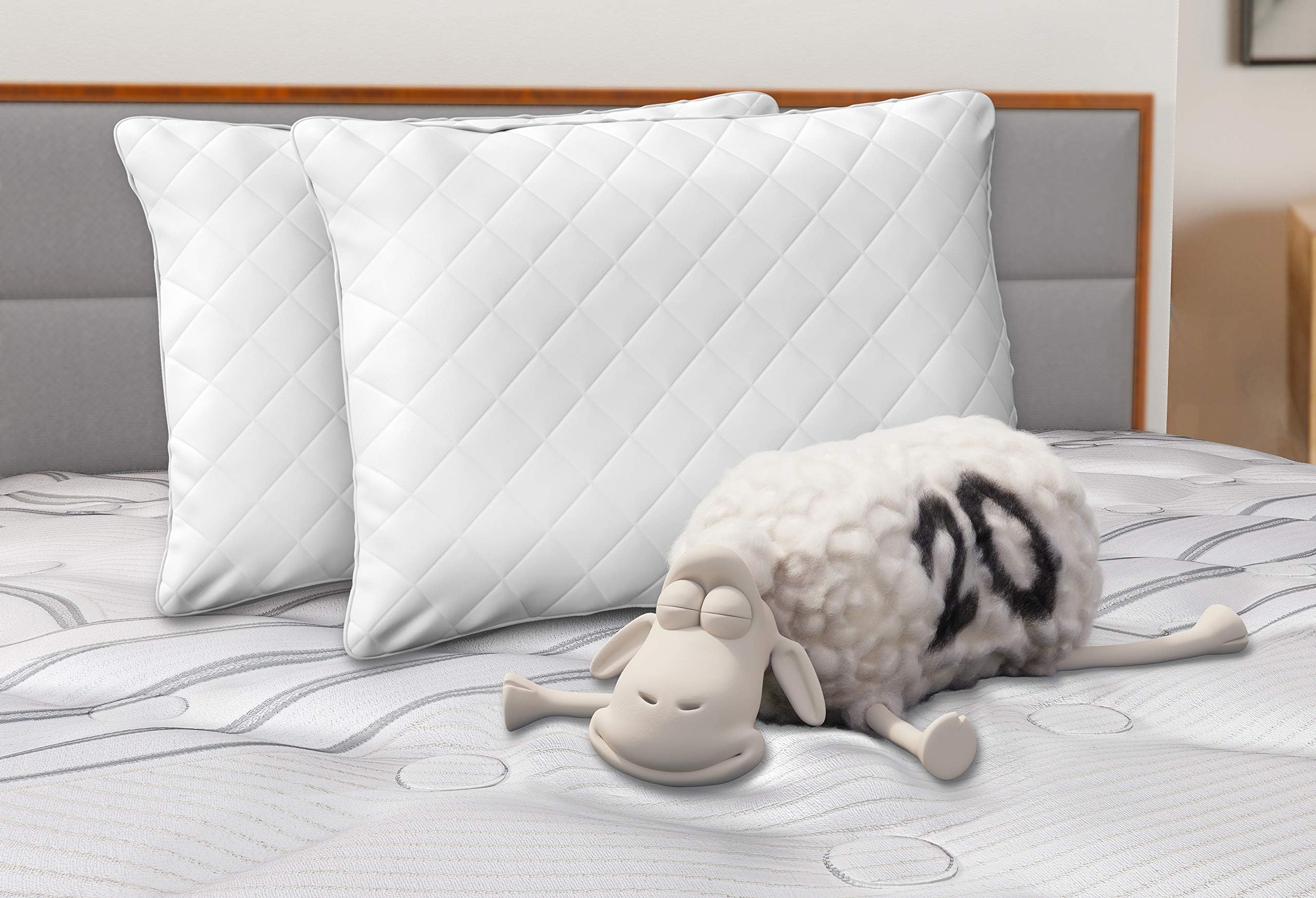 Serta Versafoam Memory Foam Pillow, 2 Count (Pack of 1), Elite