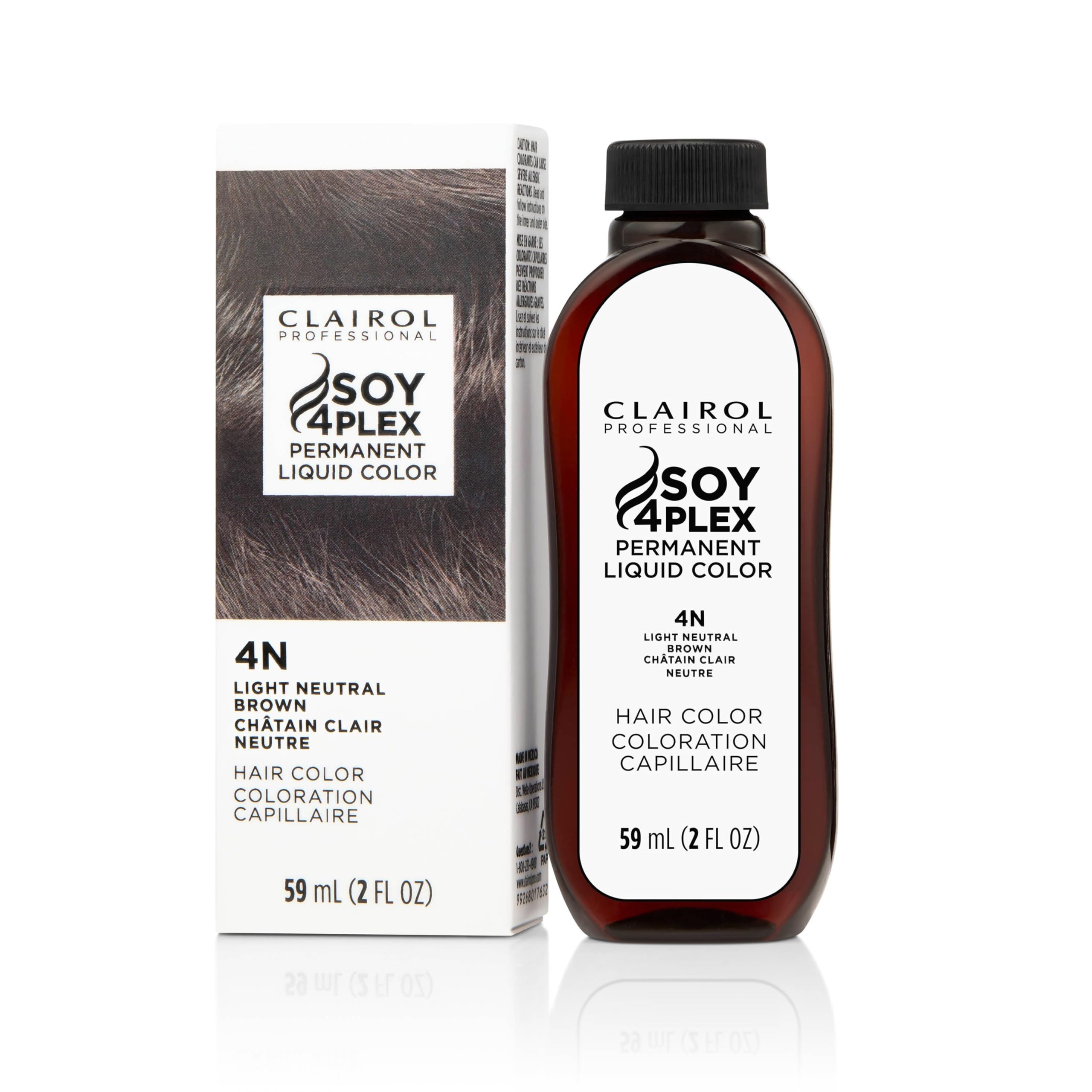 Permanent Liquicolor for Hair, 4n Light Neutral Brown, 2 oz.