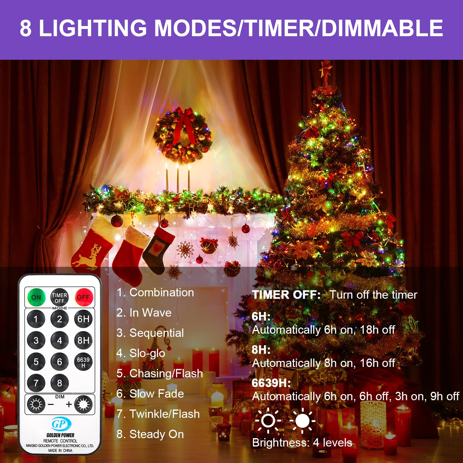 Lichtsnoer op batterijen, voor binnen en buiten, kerstboom, USB-oplaadbaar, 15 m, 150 leds, koudwit, met timer, waterdicht, cluster, feeënlampen voor Kerstmis, bruiloft, feest, balkon, tuin
