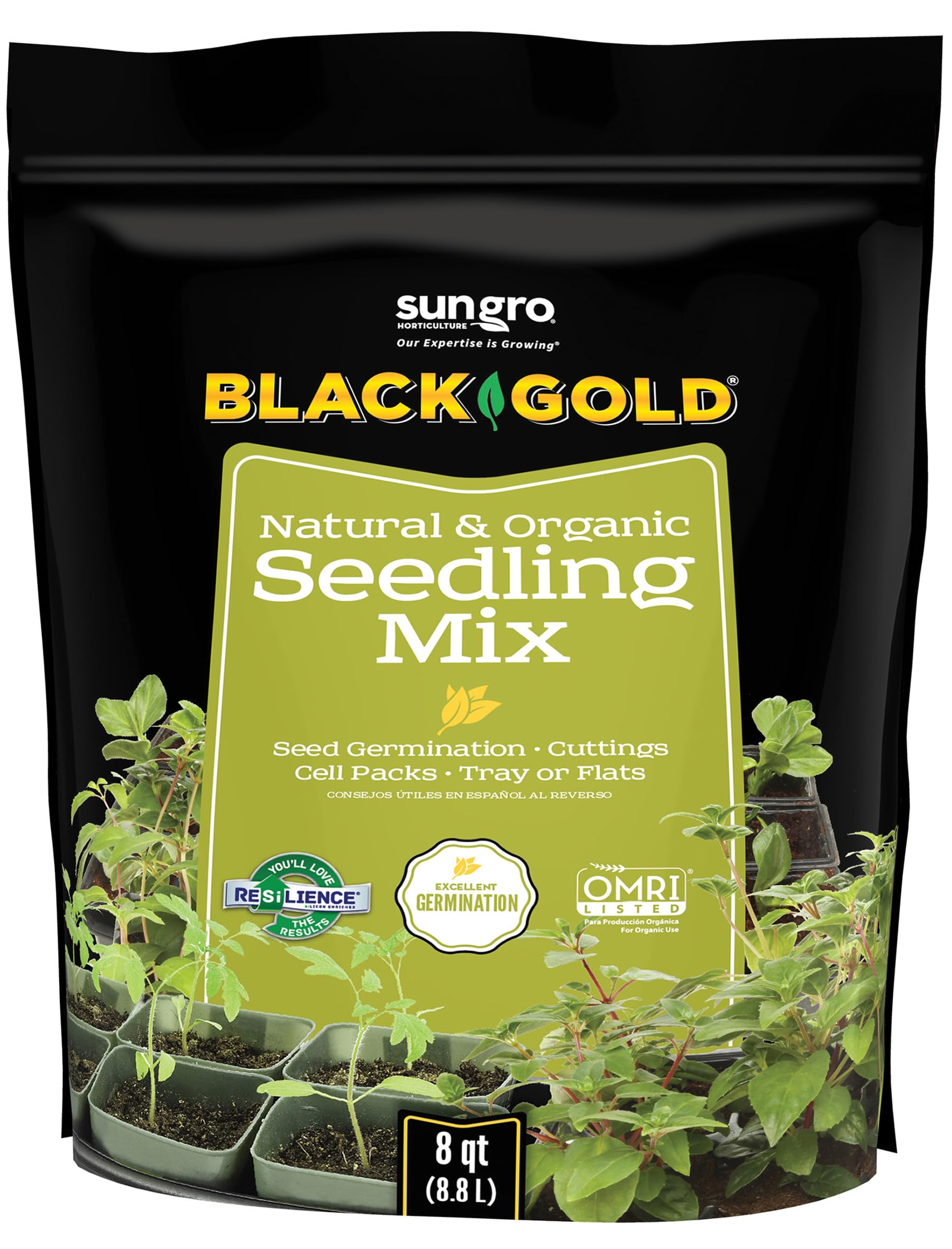 Black Gold Seedling Mix 8qt