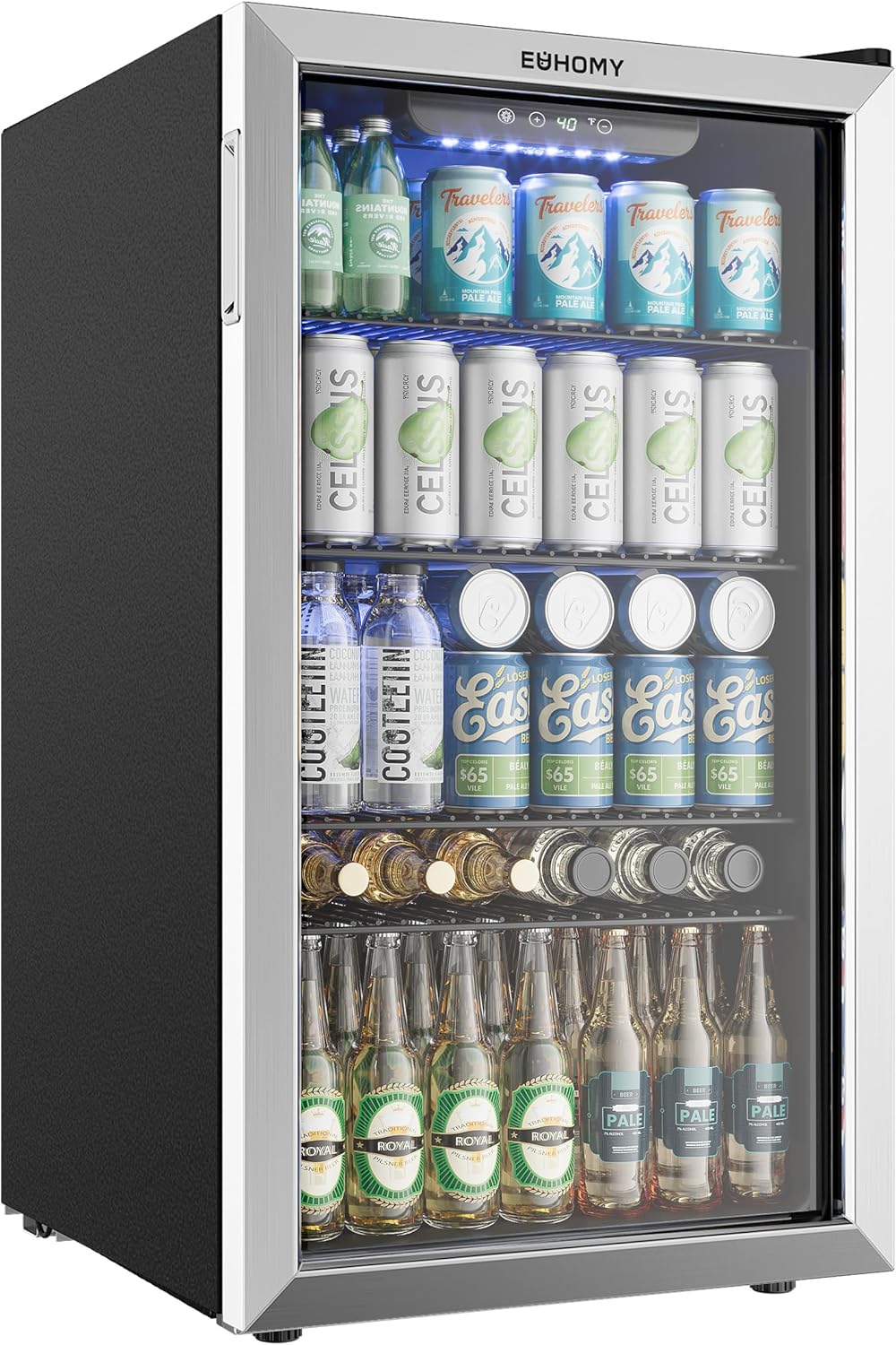 EUHOMY Beverage Refrigerator & Cooler – 128 cans