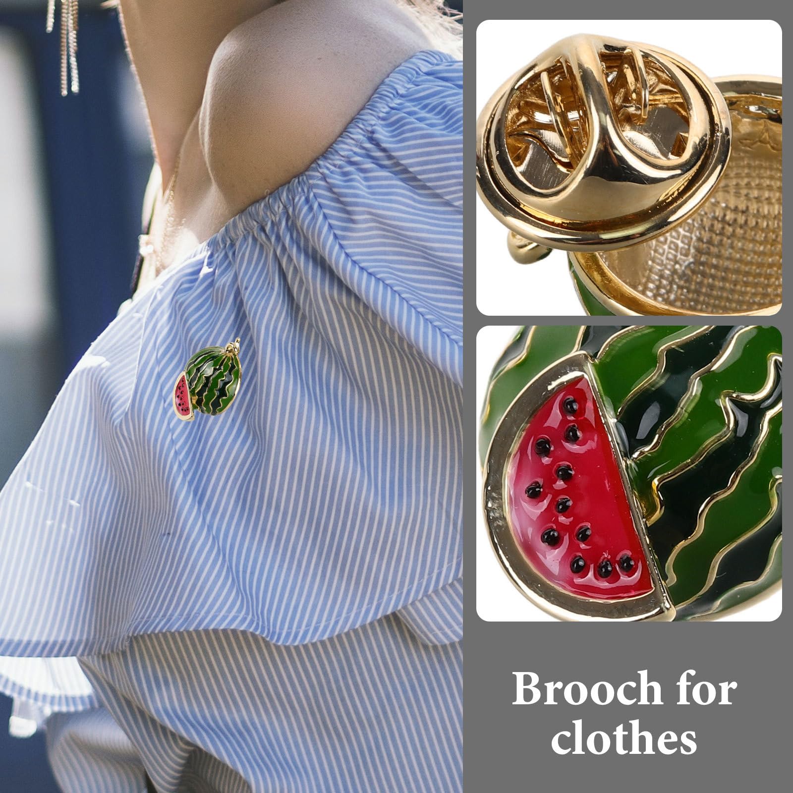 Palestina Spilla Watermelon Lavoro Smalto Donne in Metallo Besta Badge Frutto Scialle Stubito Corso Corso Corso Cardigan Cancella Scarpa Cuccatura Bilanci Bishing Gioielli