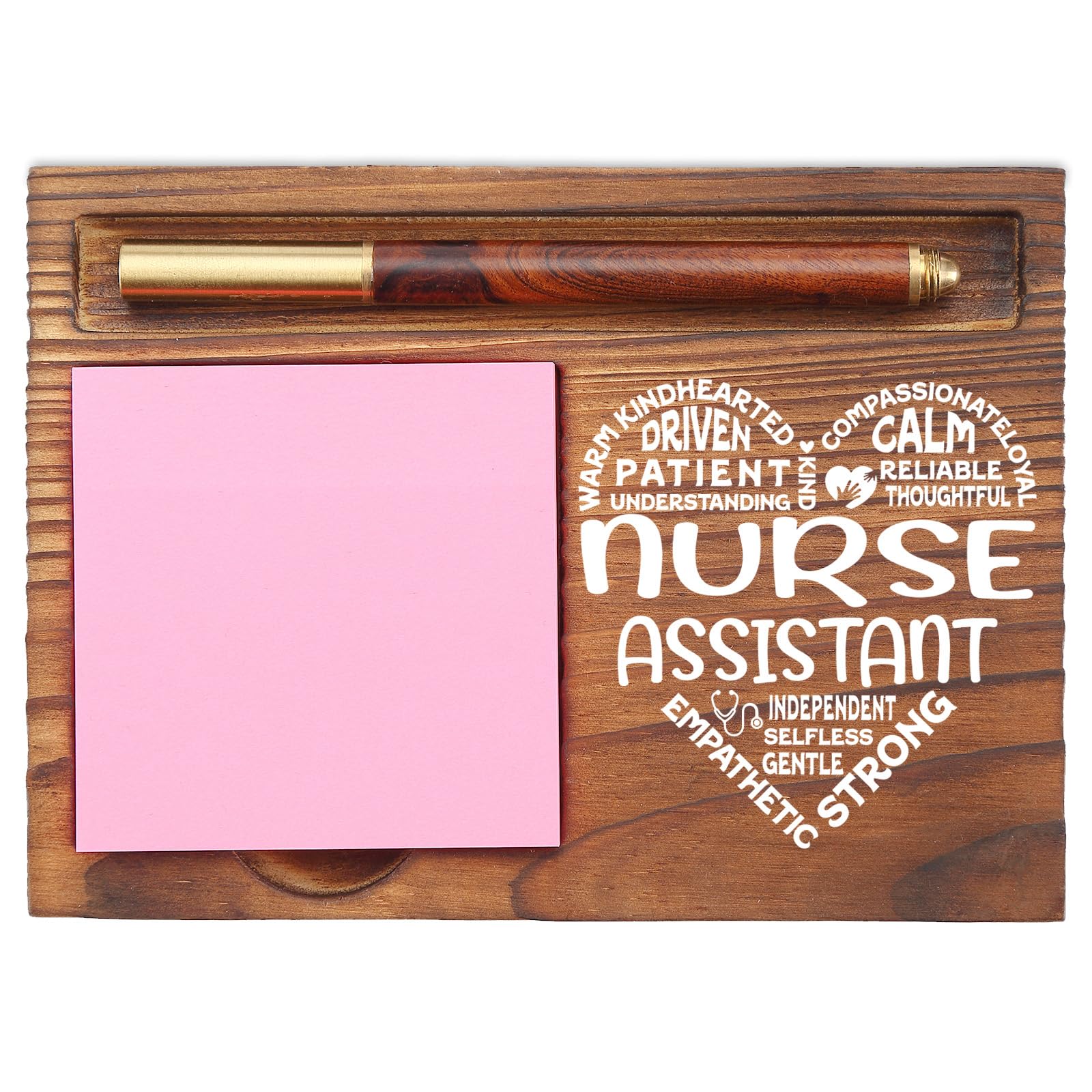 Nurse Assistant Gifts, Appreciation Gifts for Nurse Assistant Sticky Note Holder, Thank You Gifts for Nursing Assistant Student Med School Graduation Gifts Desk Self-Stick Note Pad Holders EDP22