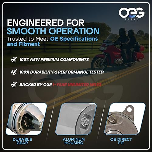 Miniatura 7 de Piezas de OEG nuevo arrancador compatible con John Deere Gator TS 4x2 2010-2014; Gator CX/CS 4x2 2010-2015; AMT626 Transporter 1990-92; AMT622