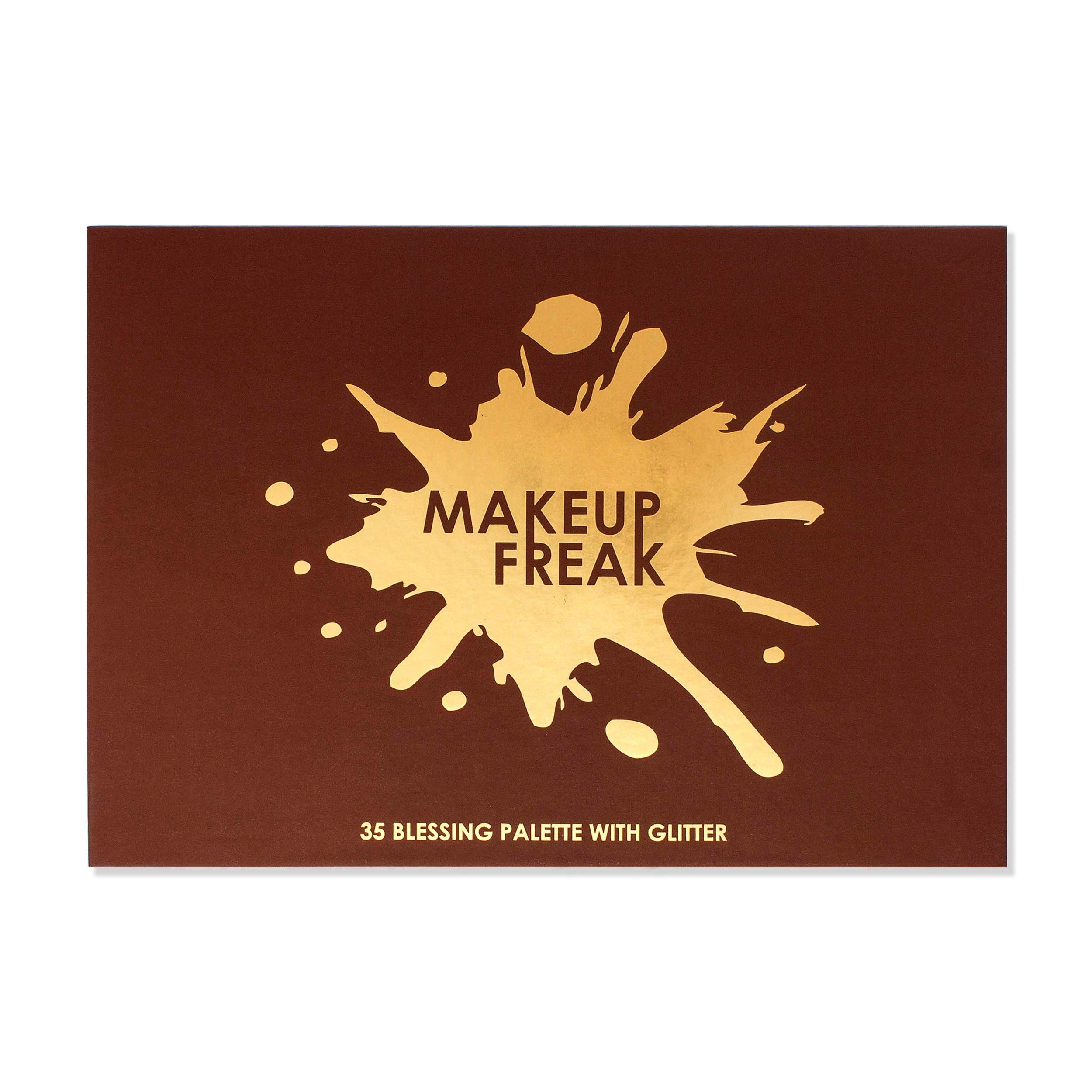 Makeup Freak Blessing 35 Color Pigmented Eyeshadow Palette with Glitter Autumn