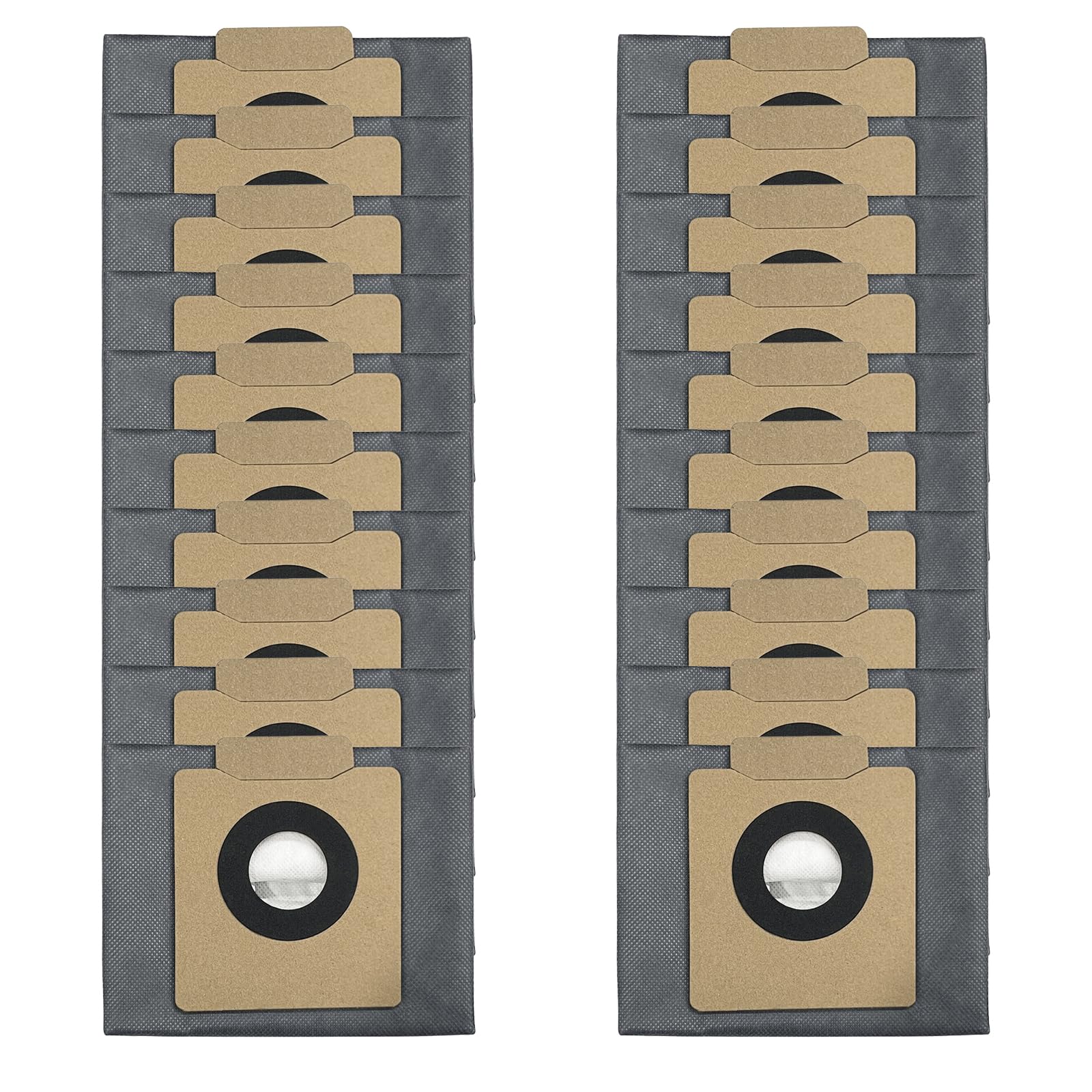 NUHFUFA 20 PCS Replacement Dust Collecting Bags Non-woven Bags Sweeper Accessories for Eufy X8 PRO X10 PRO OMINI Robot Vacuum Cleaner