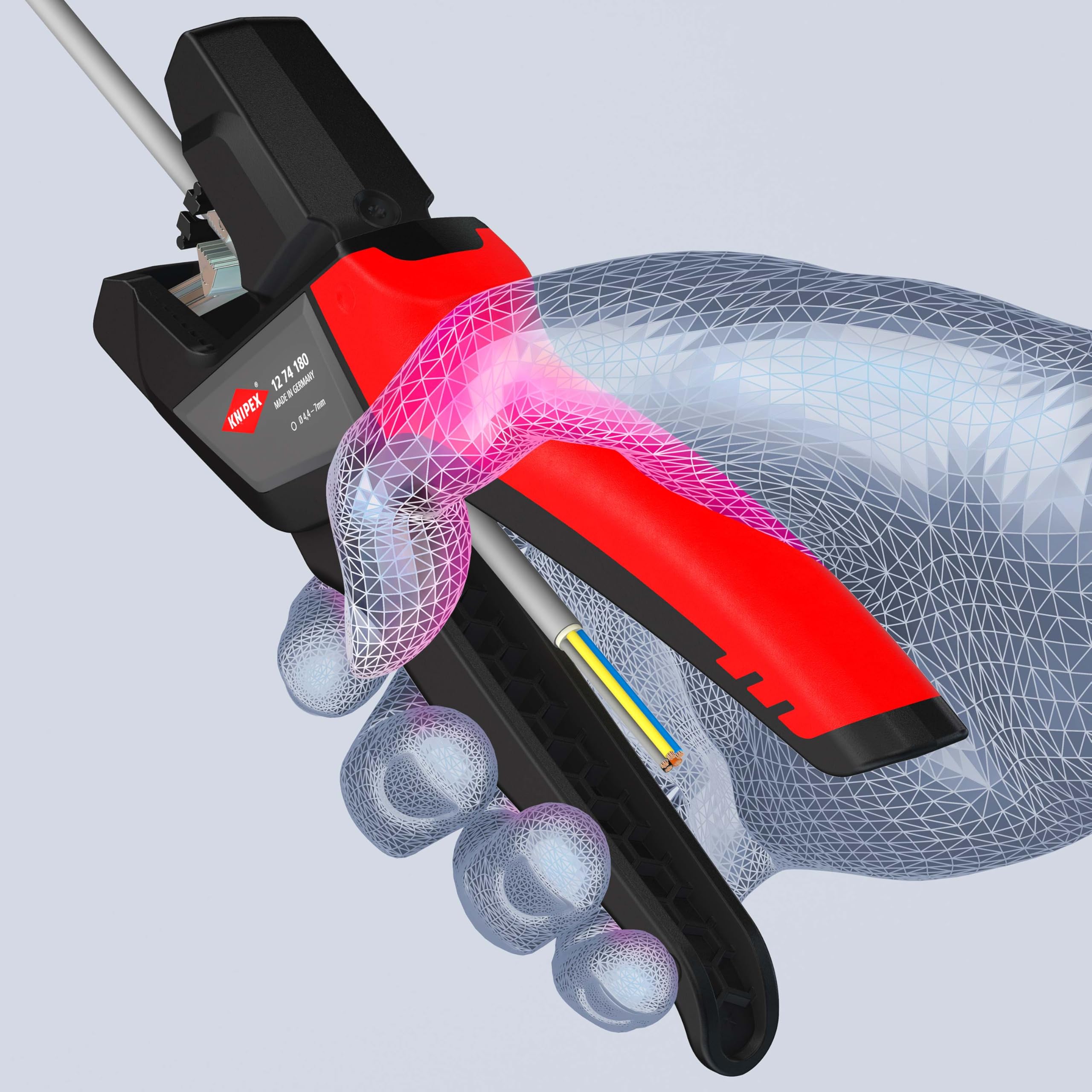 KNIPEX Pince à dégainer automatique 175 mm, 12 74 180
