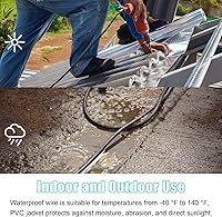 Vista 6 de PATIKIL Cable de alimentación de repuesto, 9 pies 14 AWG, cable de cable de 3 clavijas 5-15P para electrodomésticos de aire acondicionado