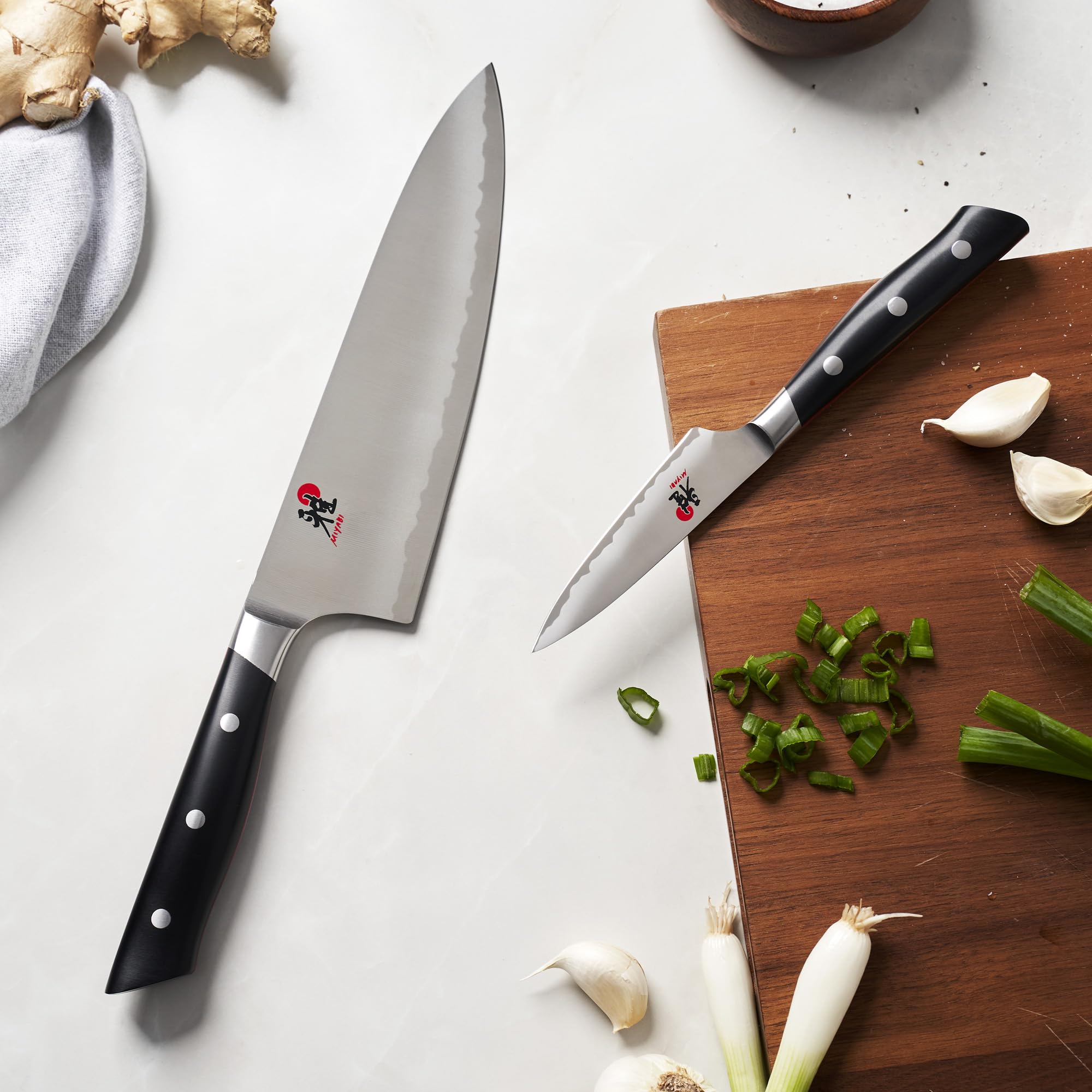 Amazon.com: MIYABI Evolution 2-pc Must Have Knife Set: Home & Kitchen