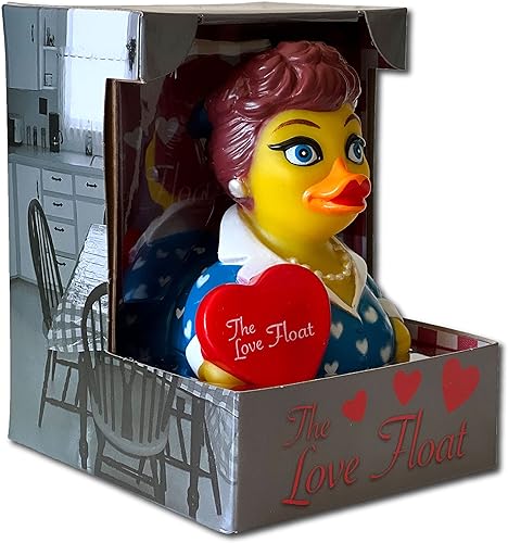 Miniatura 1 de CelebriDucks The Love Float Floating Rubber Ducks - Juguete de baño coleccionable para niños y adultos de todas las edades