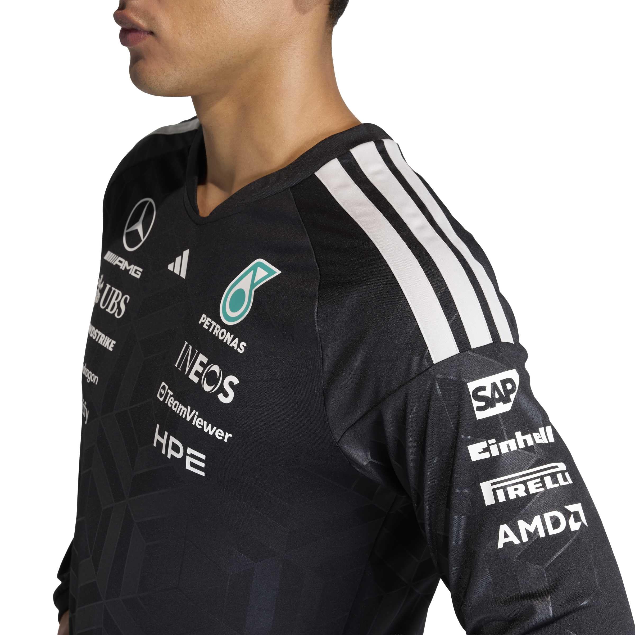 adidas Hombre Mercedes - Amg Petronas Formula 1 Team Driver Jersey Longsleeve Shirt
