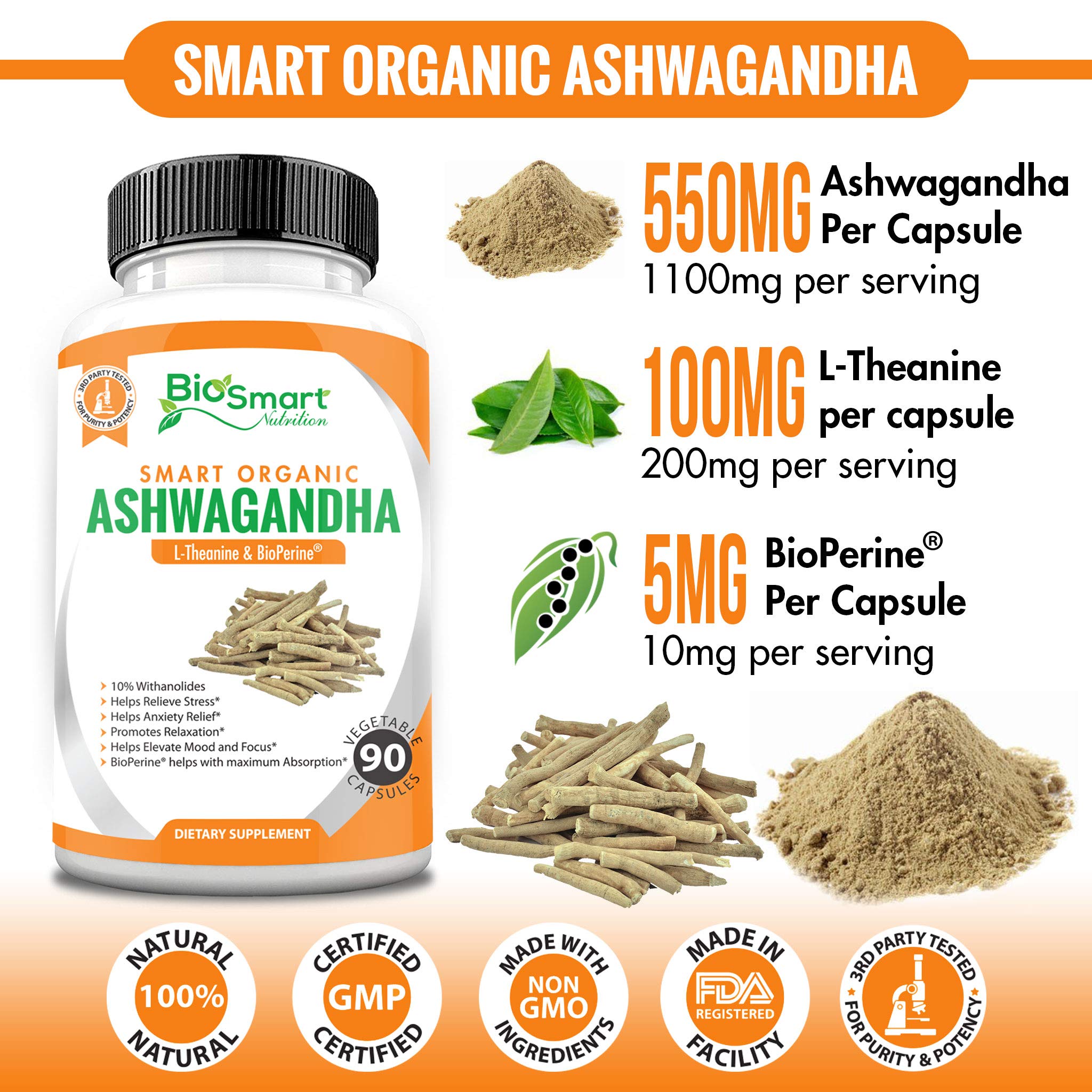 Organic Ashwagandha Capsules...B083845W81 | Encarguelo.com