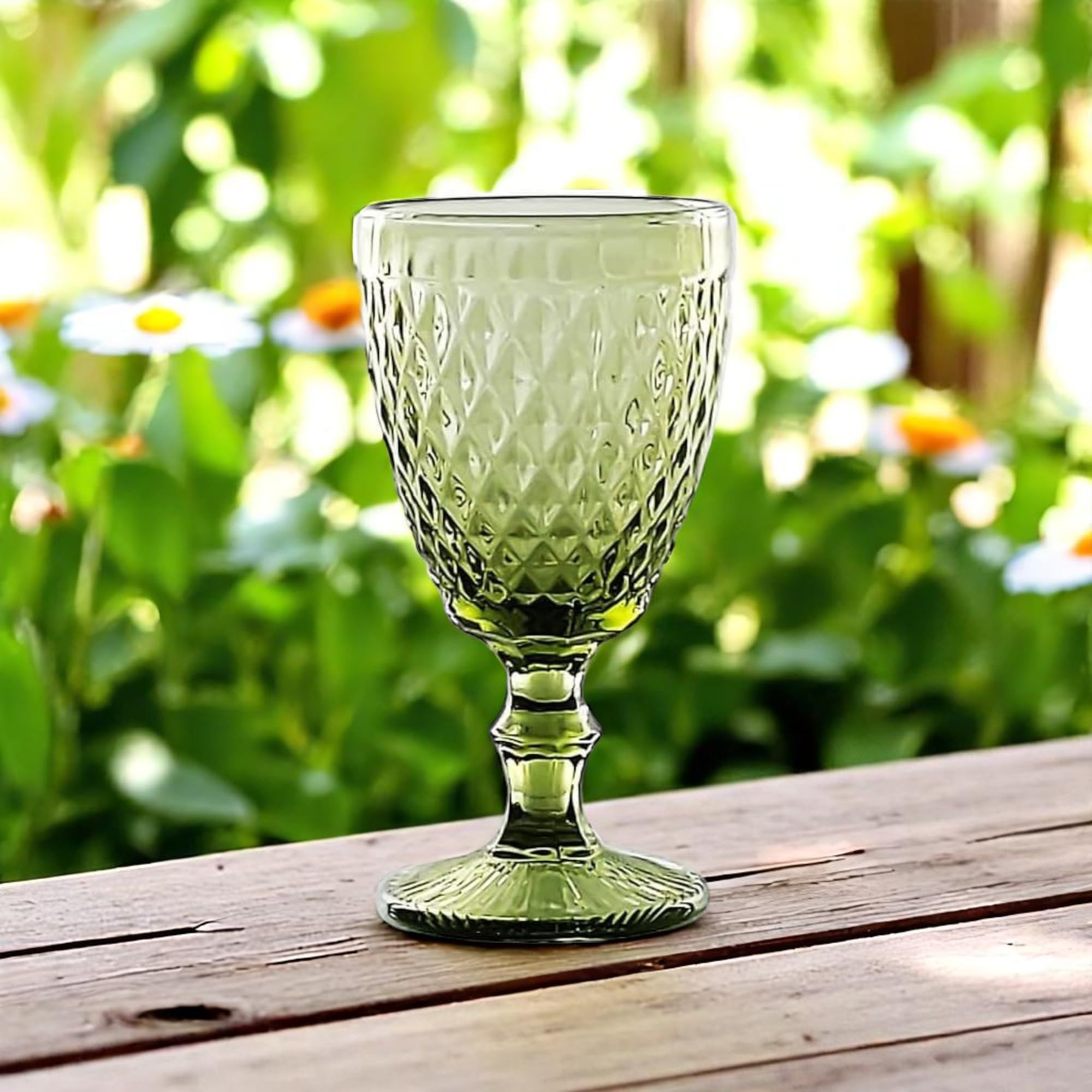 GMMH Vintage 6 piezas Set Vidrio Red König Vino Cristal copas de vino vasos agua cristal vasos cristal