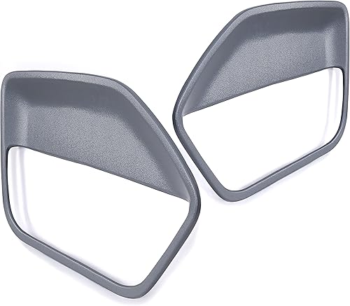 ECOTRIC Cubiertas de inserción de panel de puerta gris pizarra para Ford Mustang 2005 2006 2007 2008 2009
