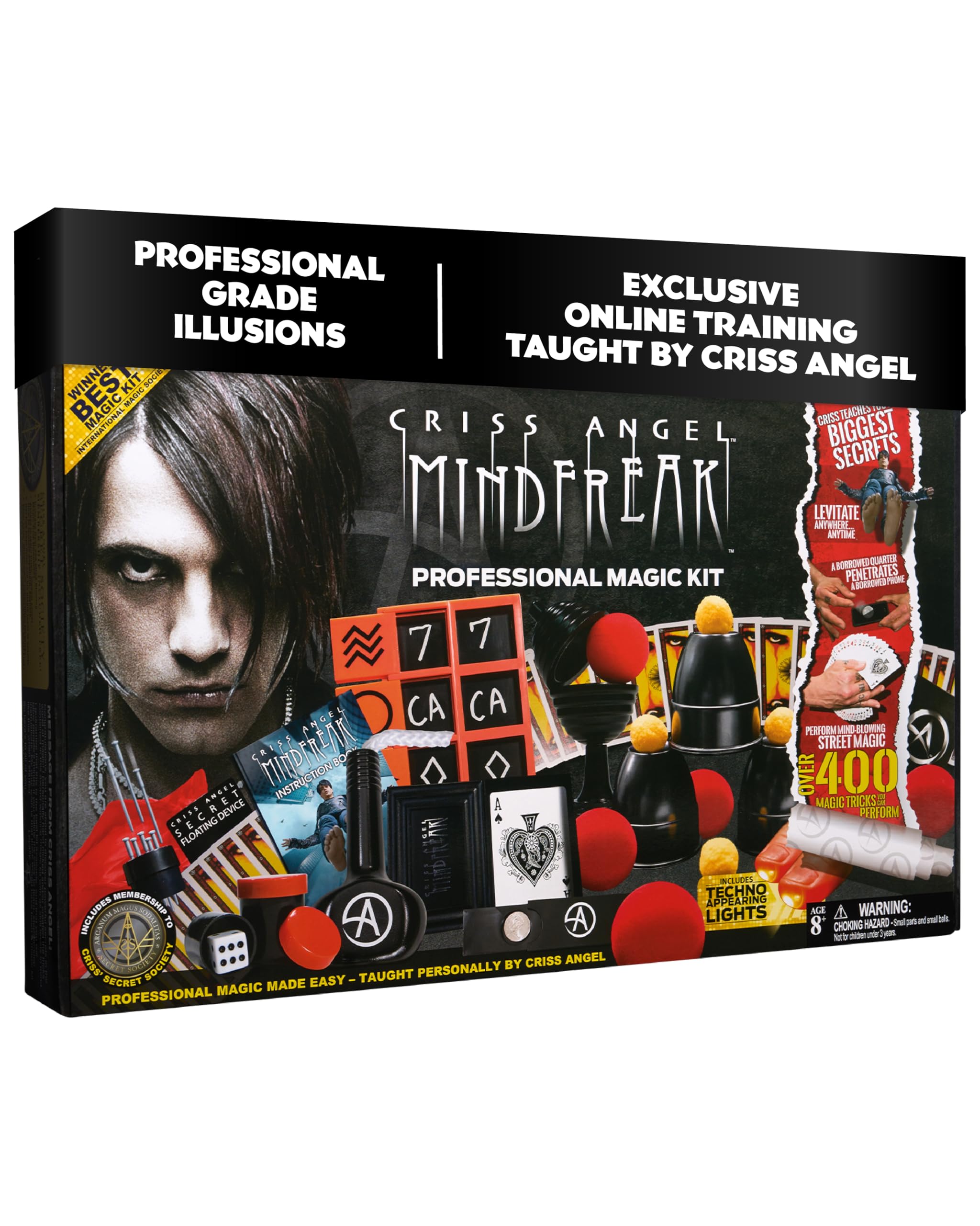 MINDFREAK Professional Magic Kit – 400+ Magic Tricks – Easy-to-Learn Tricks for Kids, Teens & Adults, Intermediate Kit