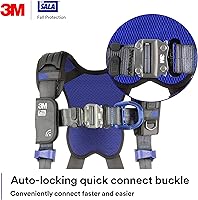 Vista 5 de 3M 1403073 DBI-SALA ExoFit X300 Arnés de seguridad de construcción cómodo, protección contra caídas, OSHA, ANSI, anillo en D trasero de aluminio