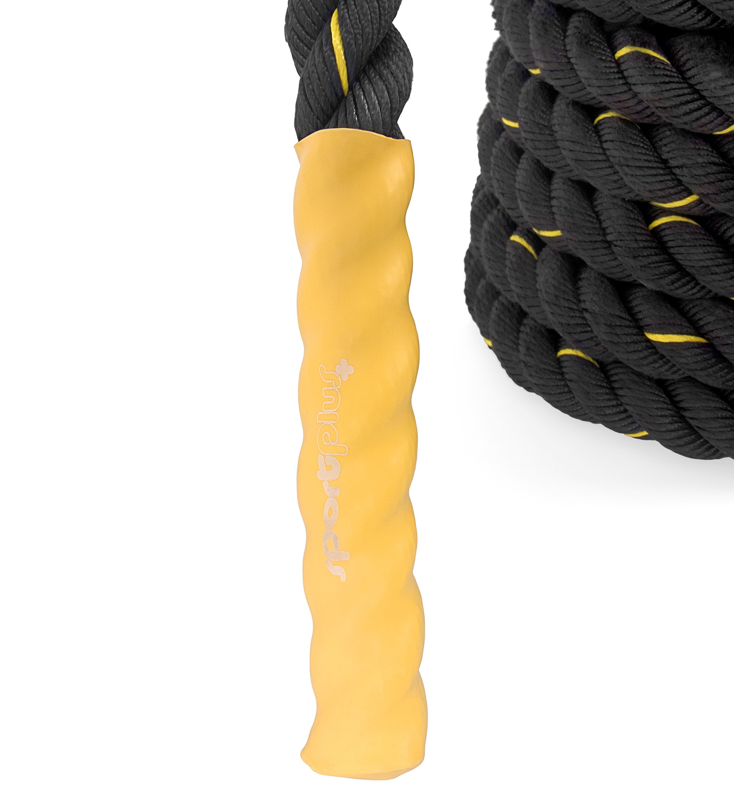 SportPlus - Corde d'entraînement et de sport de haute qualité - Parfaite pour l'endurance et le développement musculaire - Corde serpentine - Longueur 9/12/15 mètres