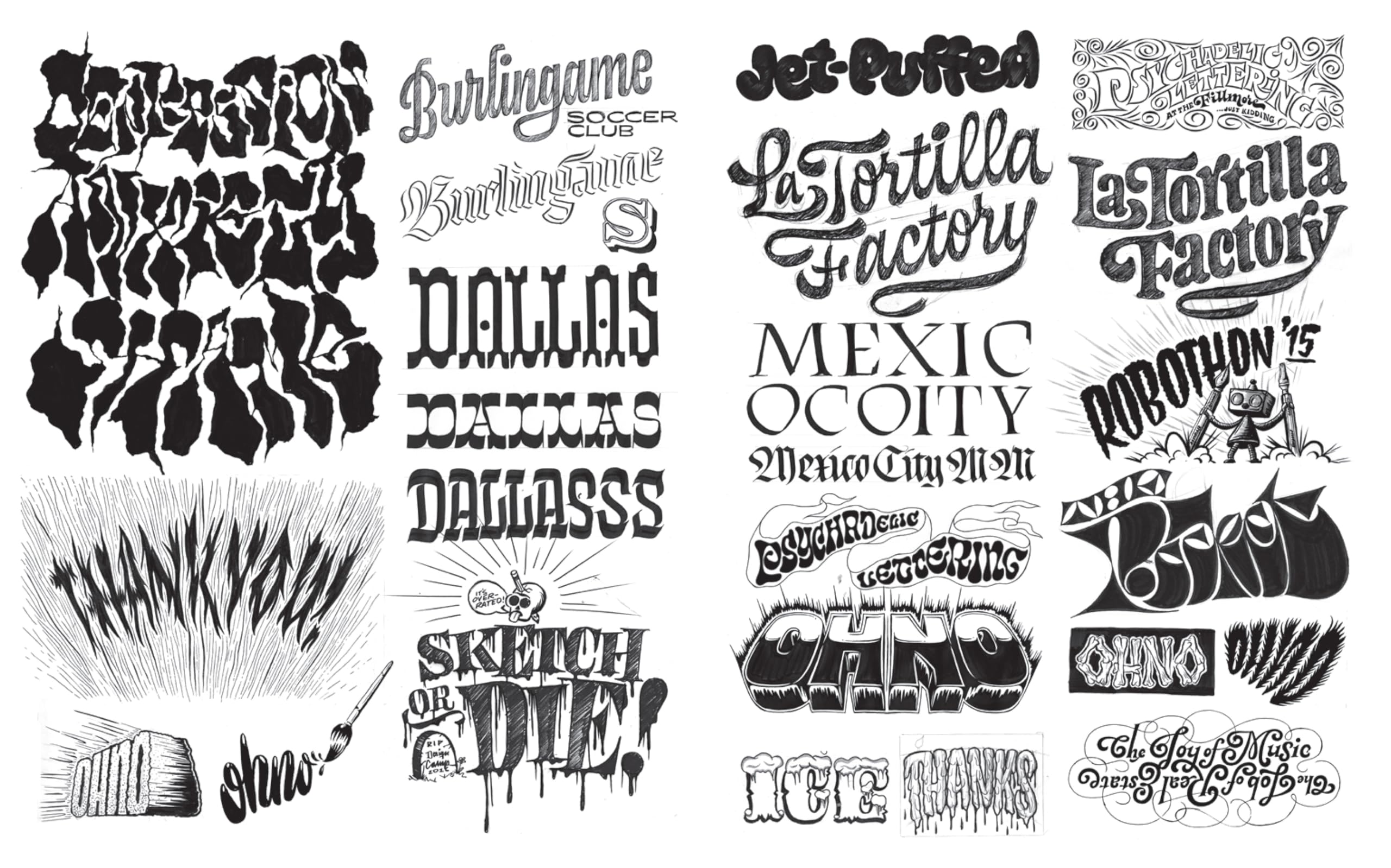 The Ohno Book A Serious Guide to Irreverent Type Design /anglais