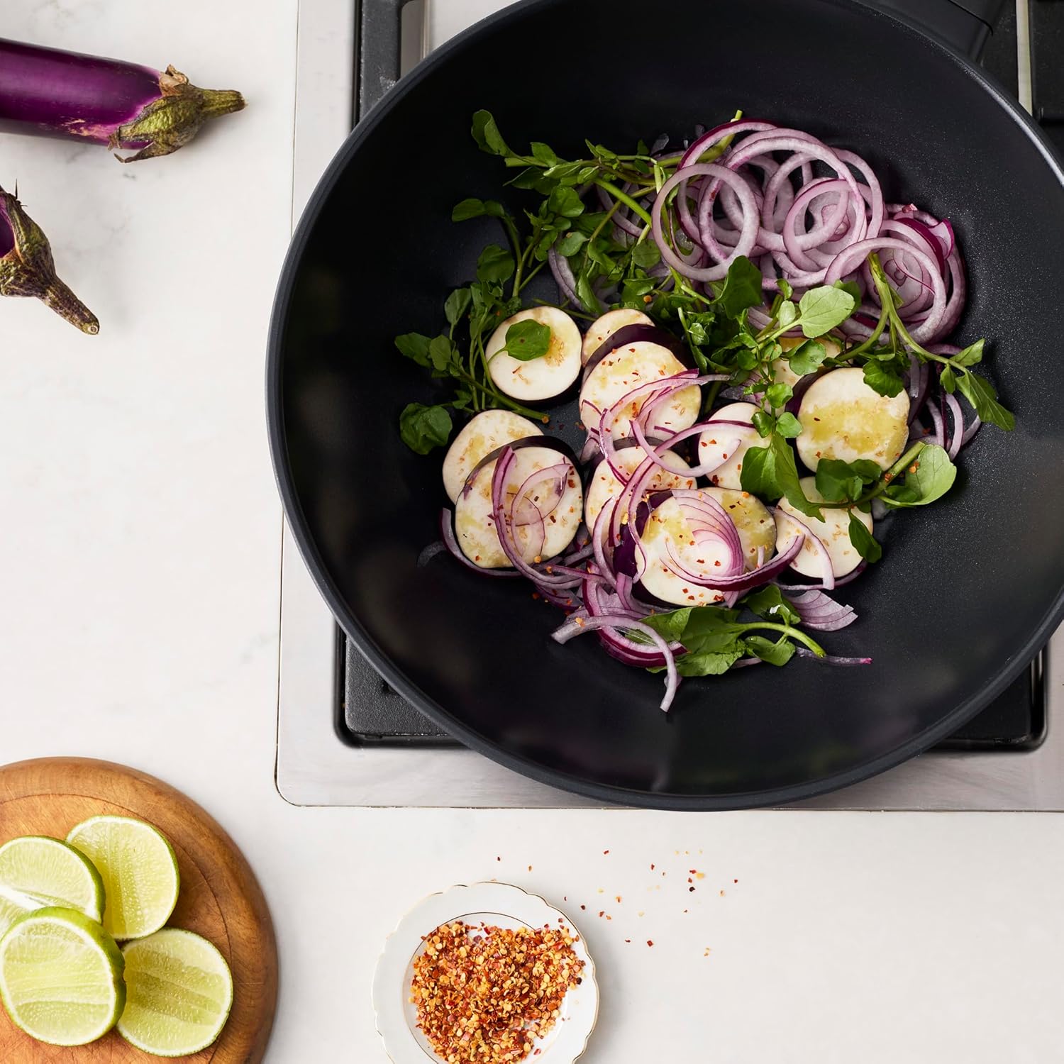 ZWILLING Madura Plus Ceramic 12-inch Aluminum Stir Fry Pan Ceramic Nonstick