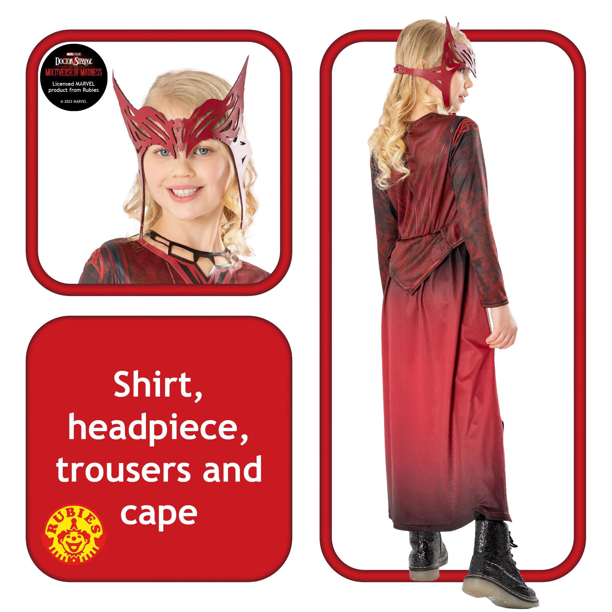 Rubies Scarlett Witch Deluxe uniseks — dzieci 301538