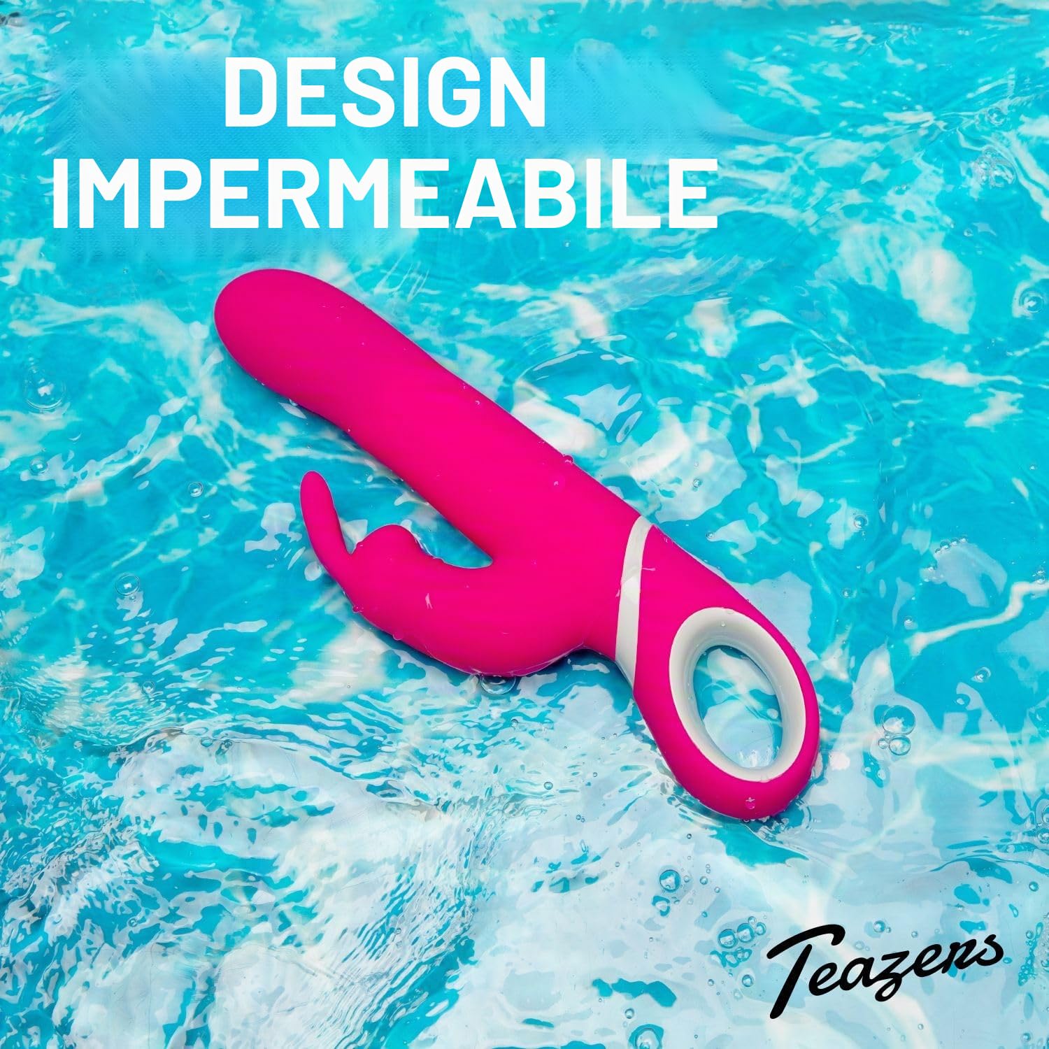 Teazers Vibratore Rotante e Vibrante – Vibratore Tarzan per Donna - Stimolazione del Clitoride e del Punto G - Rosa