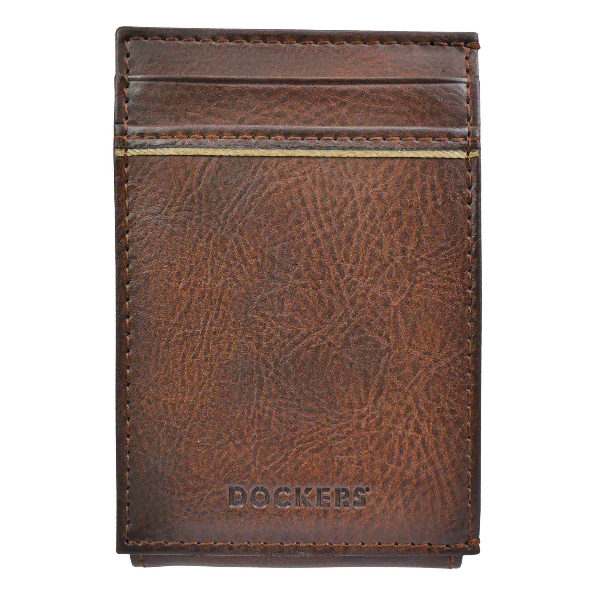 Dockers Men's Front Pocket Wallet, Tan, One Size