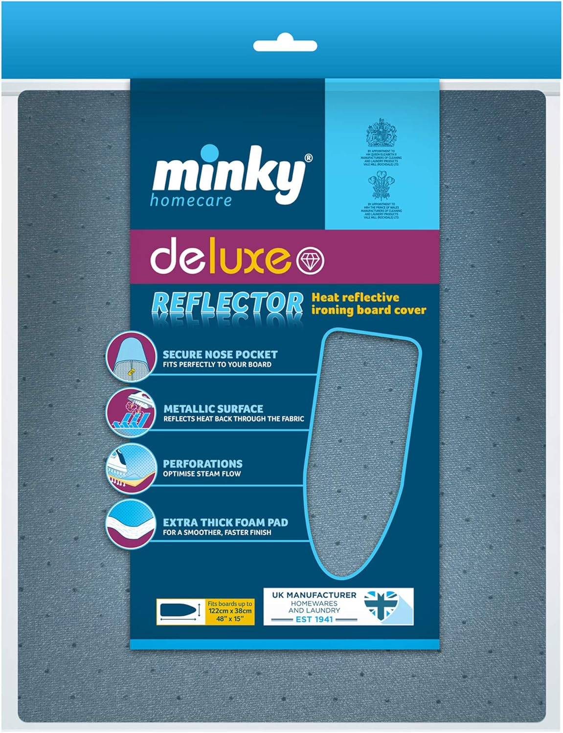 Minky Deluxe Reflector Ironing Board Cover