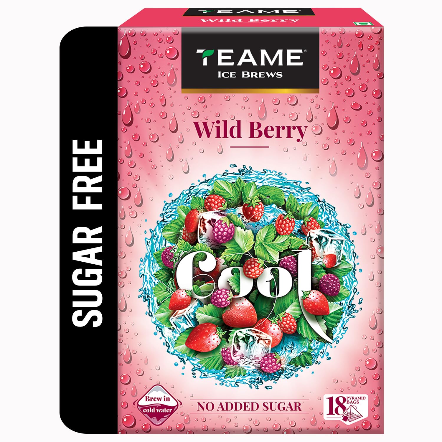 TE-A-ME Wild Berry Ice Tea - 18 Bags | Iced-Tea | Sugar Free