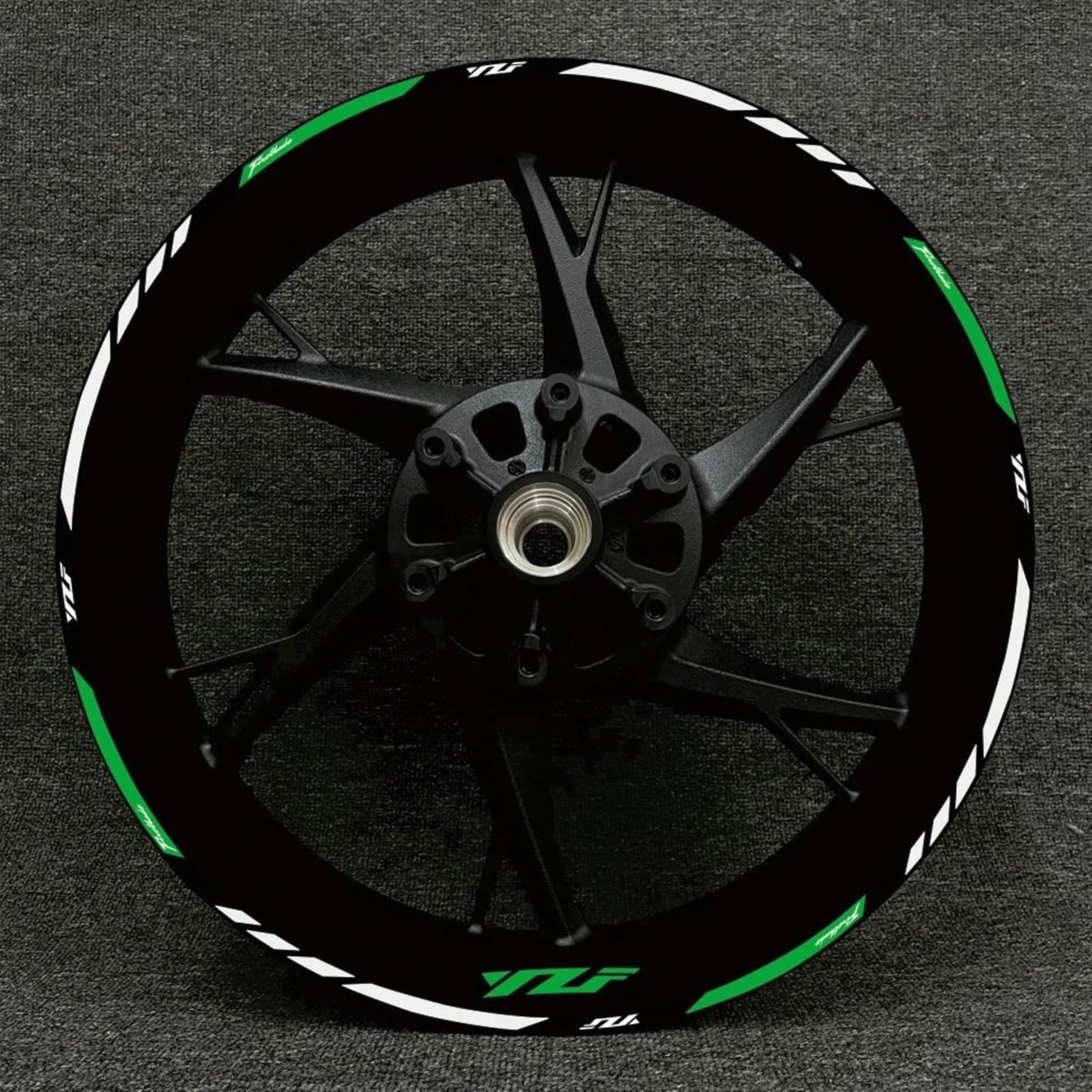 Stickers Motorcycle Accessories Wheel Stickers Reflective Rim Motorbike Waterproof Decals for Yamaha MT-09 MT09 MT07 MT10(Style 13)