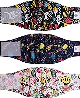 Vista 49 de CuteBone - Pañal para perro macho, talla mediana, DM11M