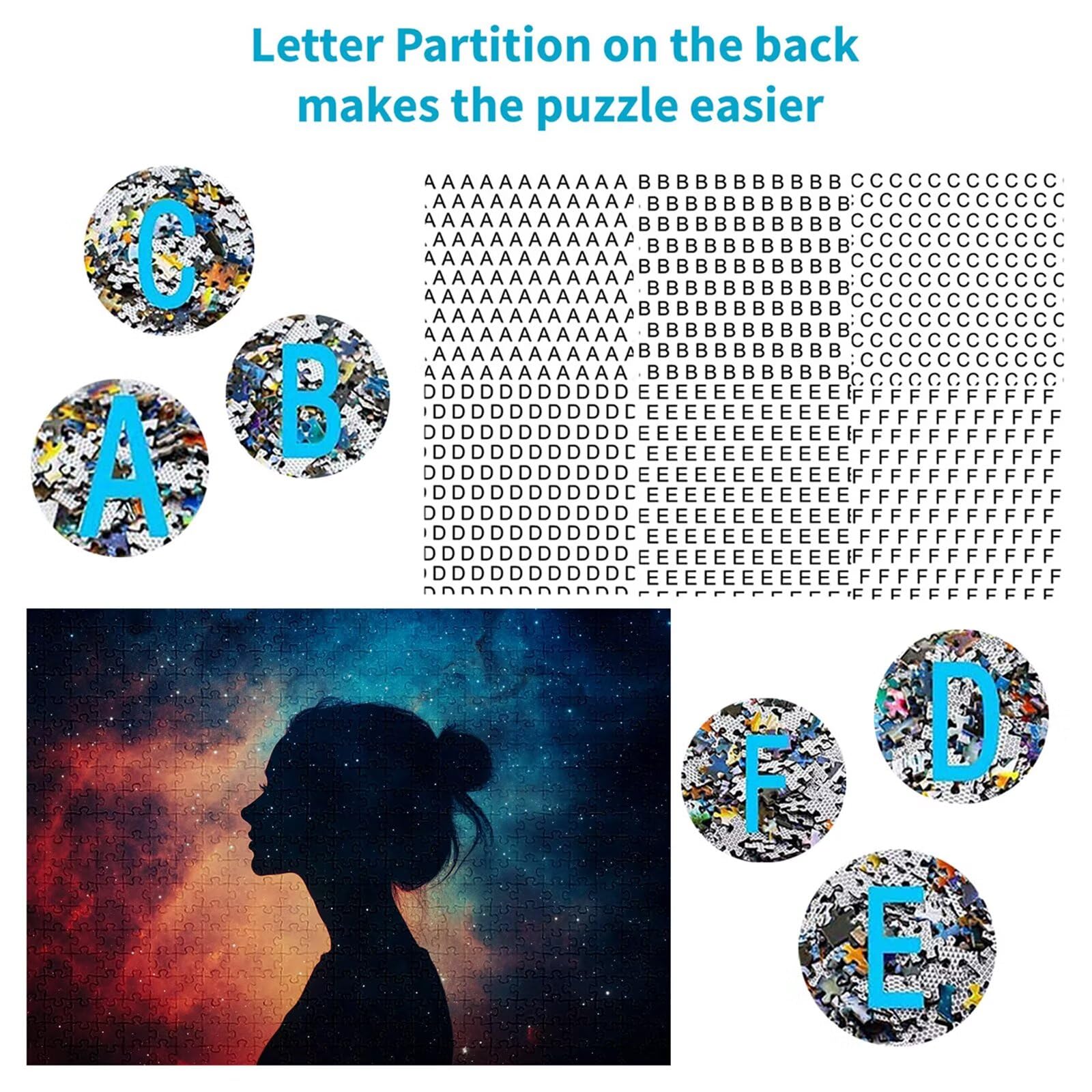 Puzzle 3000 elementów puzzle dla dorosłych sen 122 x 81 cm unikalne rzemiosło klasyczne 3D drewniana układanka do rodzinnych gier aktywnych, układanka do samodzielnego wykonania nawet do dekoracji