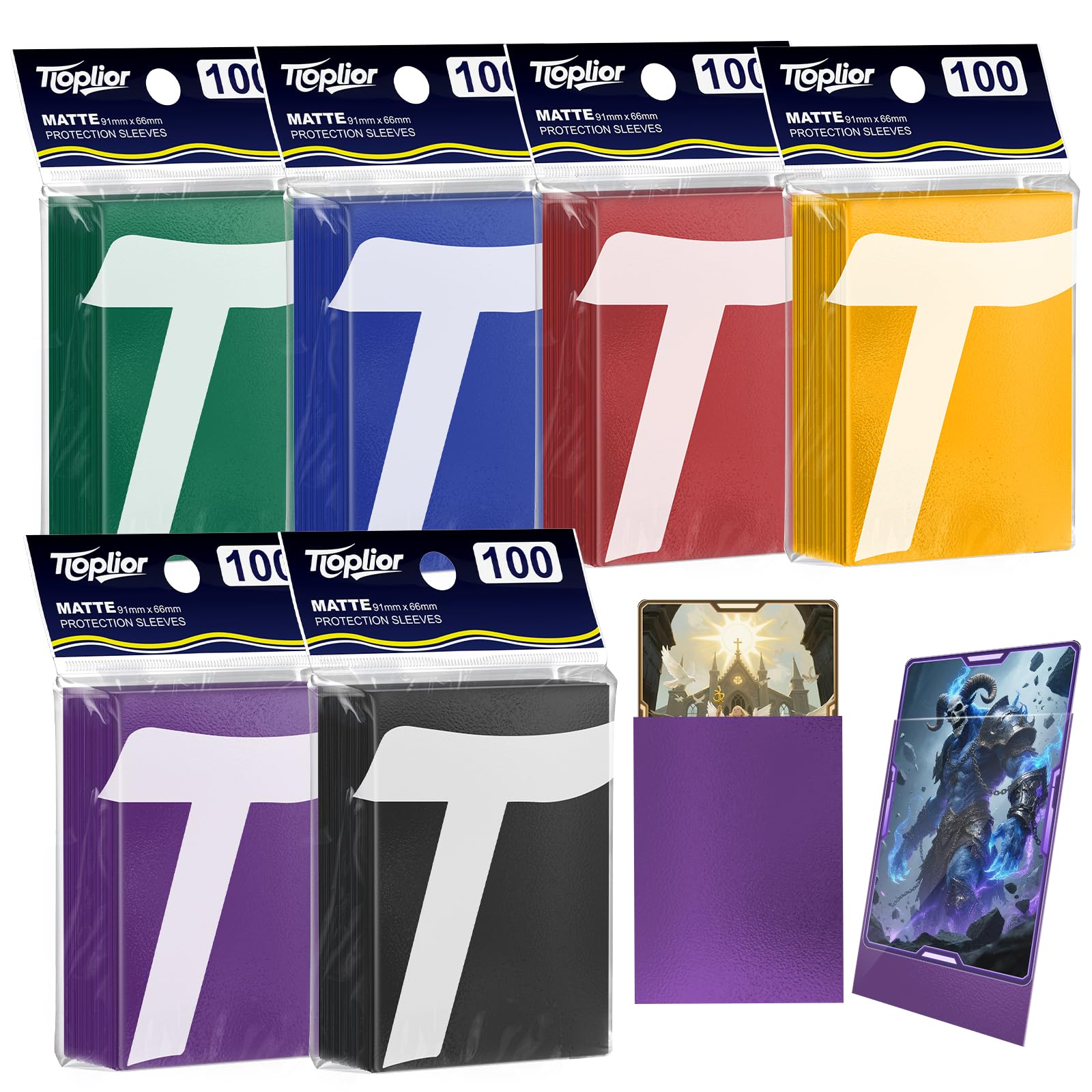 Amazon.com: 600ct Matte Card Sleeves - Premium Card Protectors for