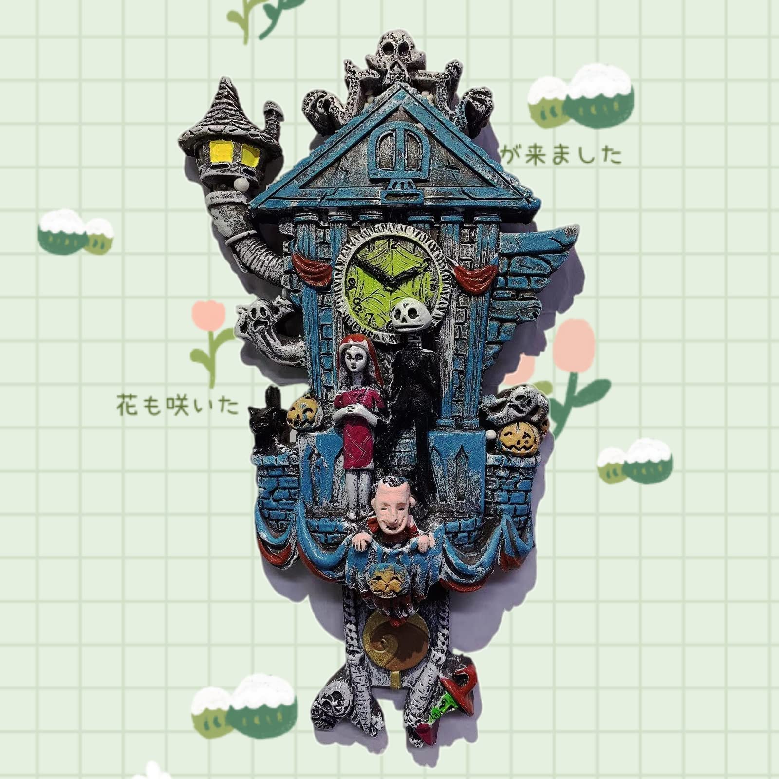 Amazon.co.jp: ハロウィン 壁掛け時計 ナイトメアー・ビフォア