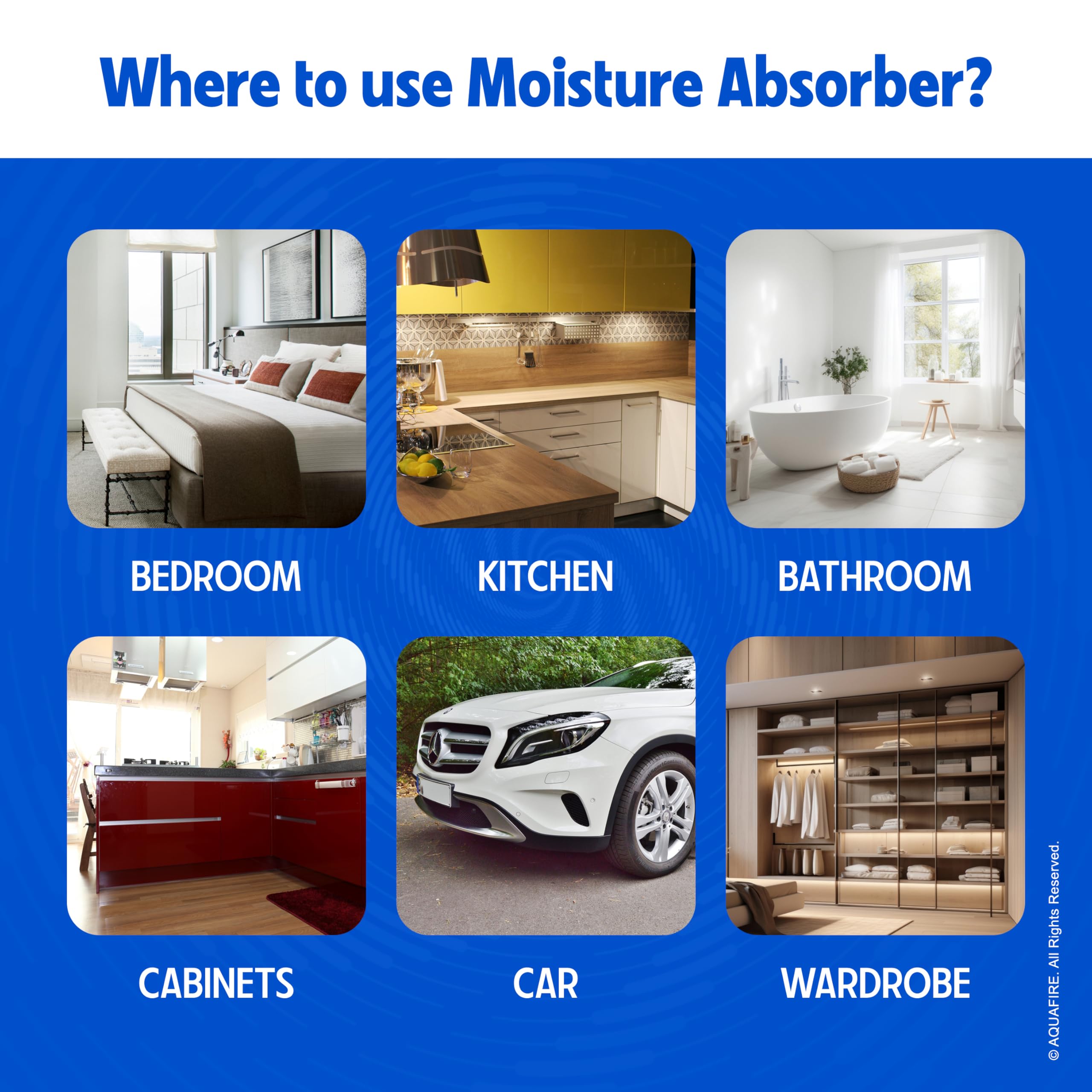 Aquafire Dehumidifier - Spill Proof & Odor Absorbing -6 Aquafire Dehumidifier - Spill Proof & Odor Absorbing -6