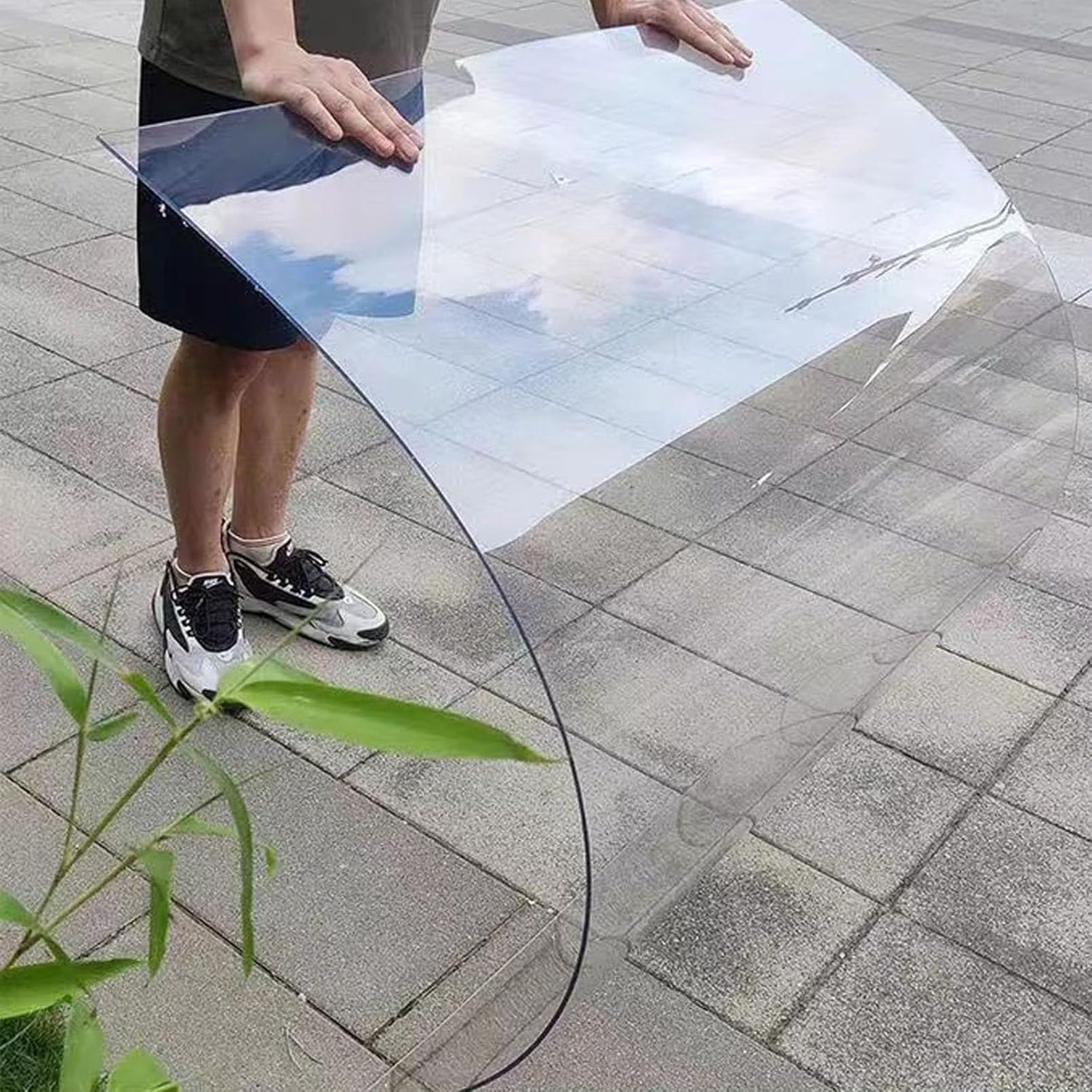 Amazon | Pounjsd ポリカーボネート板 1mm 1×2 m透明 カーポート