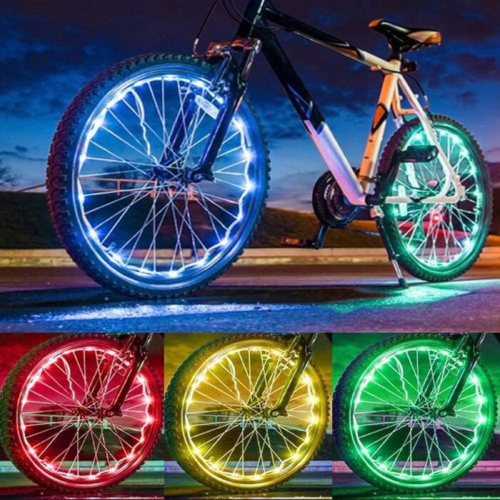 Amazon.co.jp: 自転車用ホイールライト Bicycle Wheel Light
