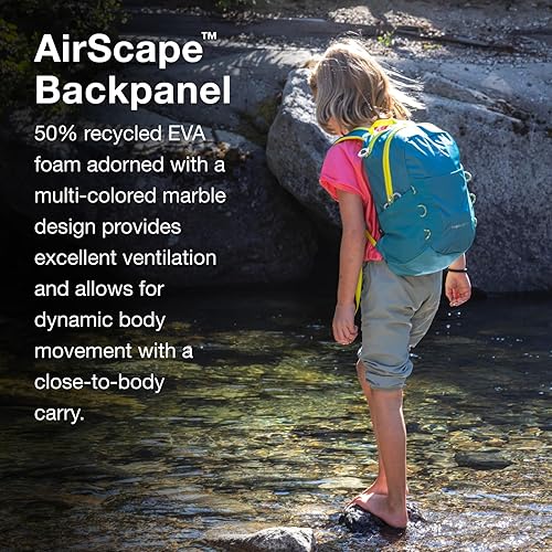 Miniatura 5 de Osprey HydraJet - Mochila de senderismo para niños (12 litros) con depósito hidráulico, color morado Euphoria