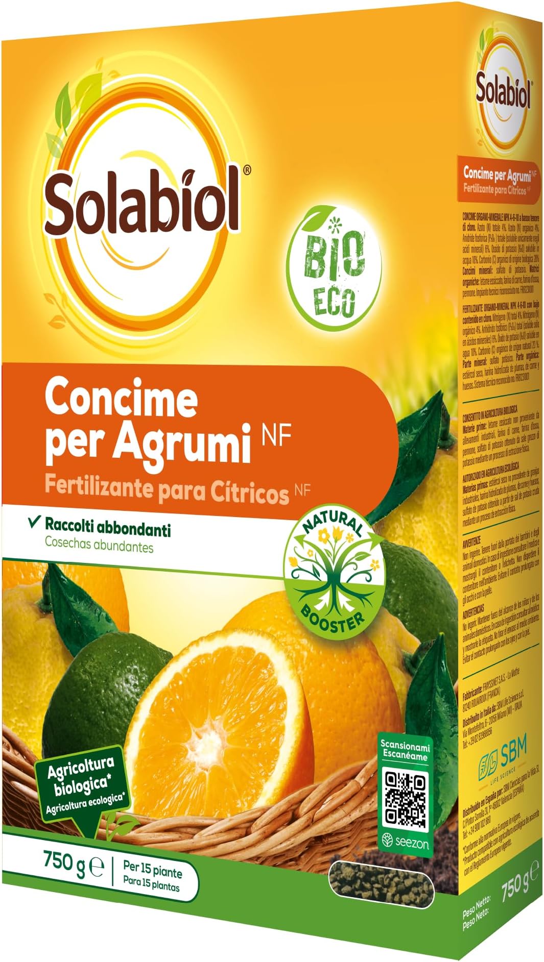 solabiol Organic Citrus 750 gr