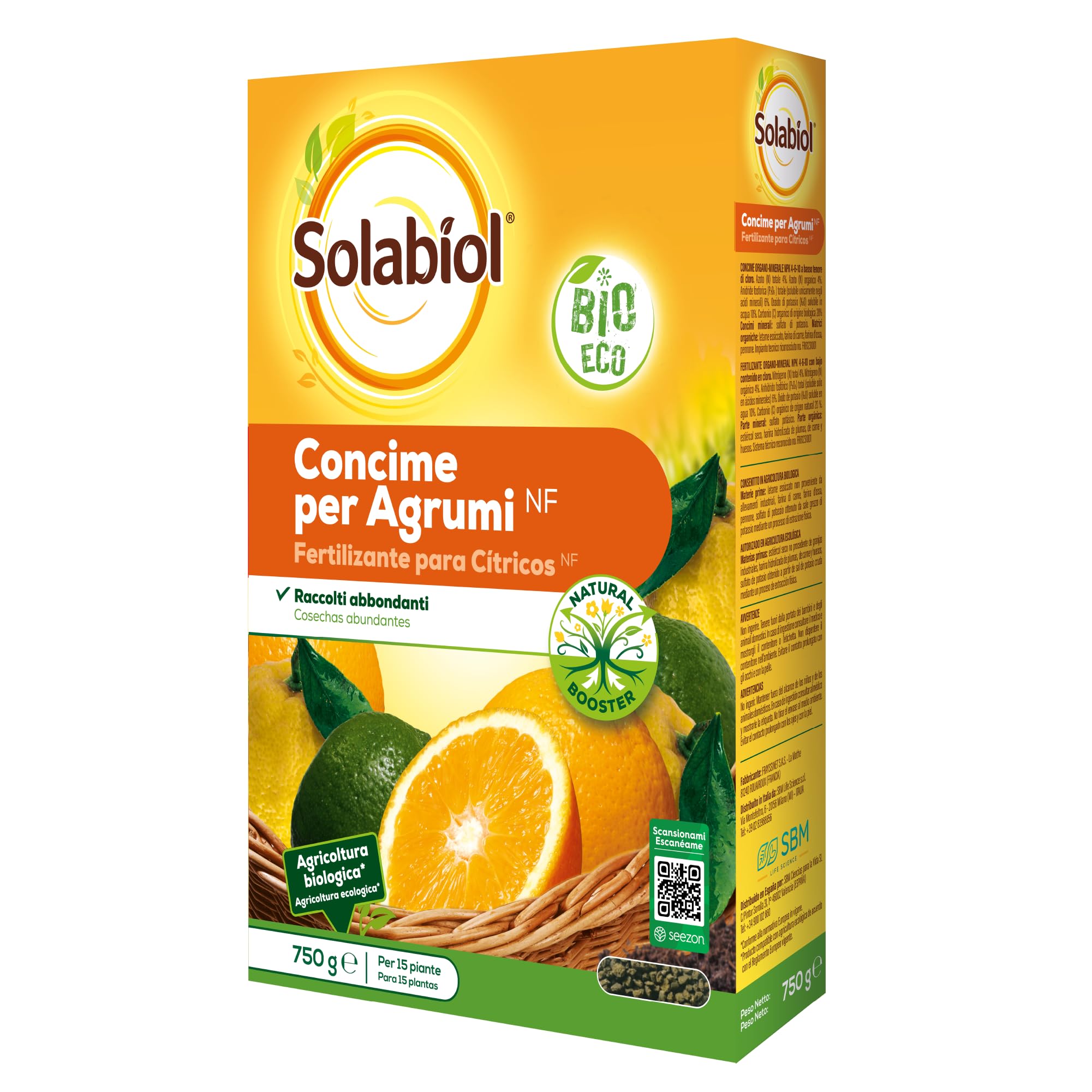 solabiol Organic Citrus 750 gr