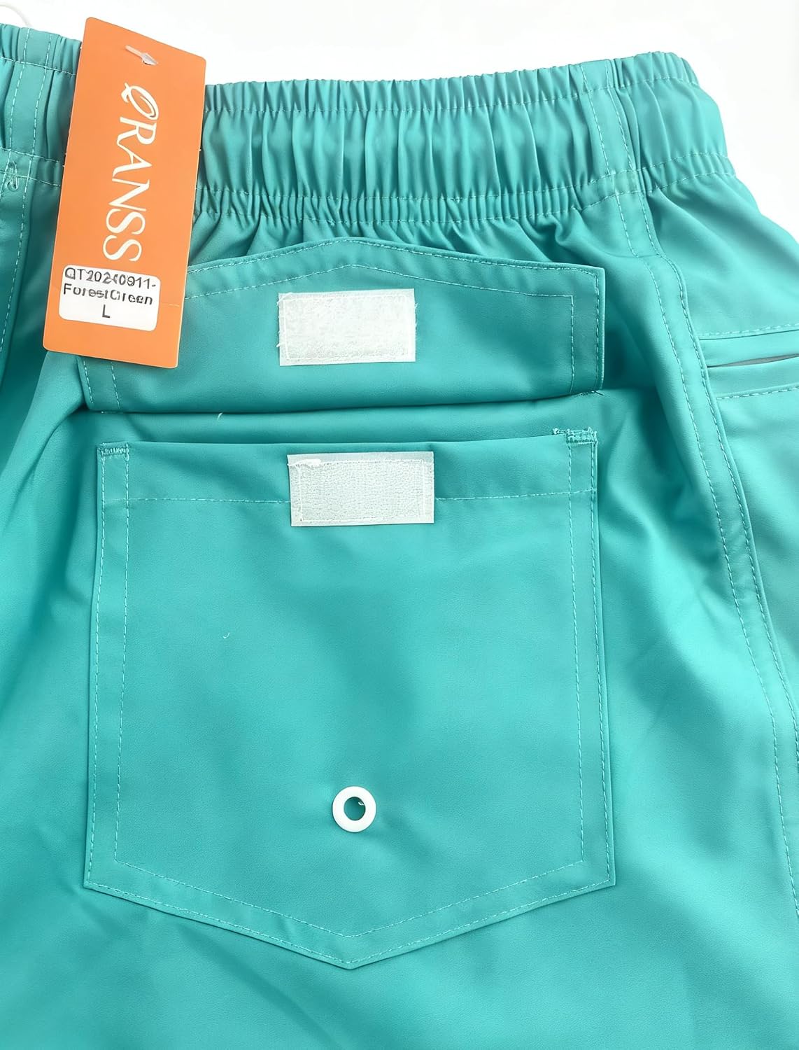 Men's Fashion 7 inch Quick Dry Swim Trunks Zipper Pockets Bathing Suit Beach Shorts Boardshorts Without mesh Liner