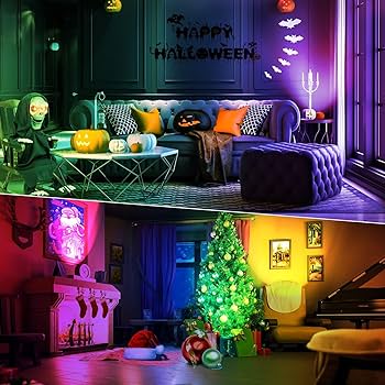 専用 Spotlight FZWLE RGBW 6W Color Changing Spot Lights with Remote, 16