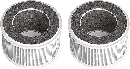 Nispira Filtro de aire HEPA de repuesto compatible con Membrane Solutions MSB3 Purificador de aire, 2 paquetes