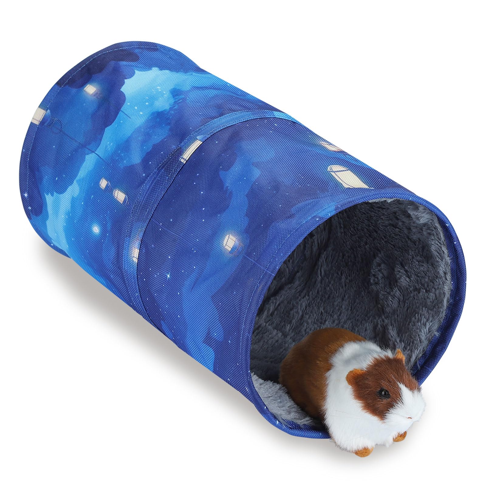 IBWell Cute Starry Sky Guinea Pig Hideout Tunnel Bunny