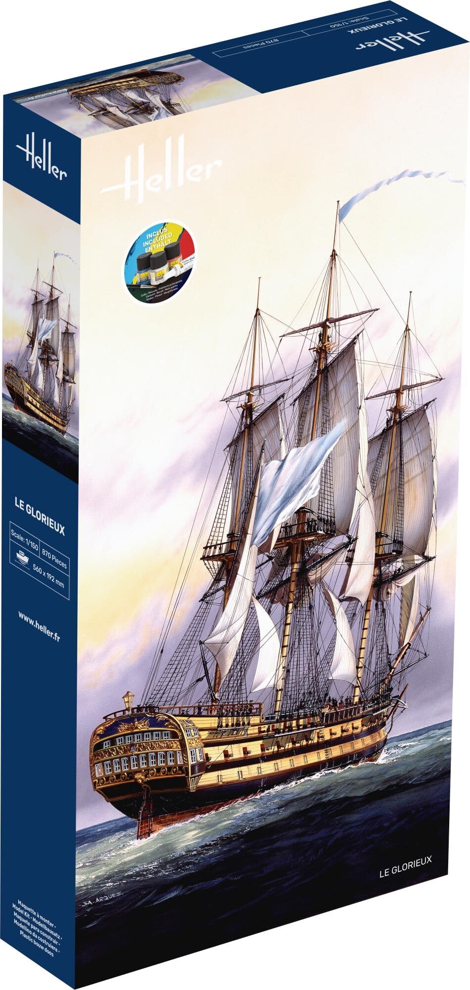 Maquette bateau : Starter Kit : Le Royal Louis - Heller - Rue des Maquettes