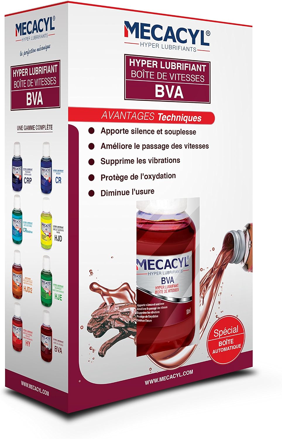Mecacyl BVA - Lubrifiant Boîte Auto - 100 ml