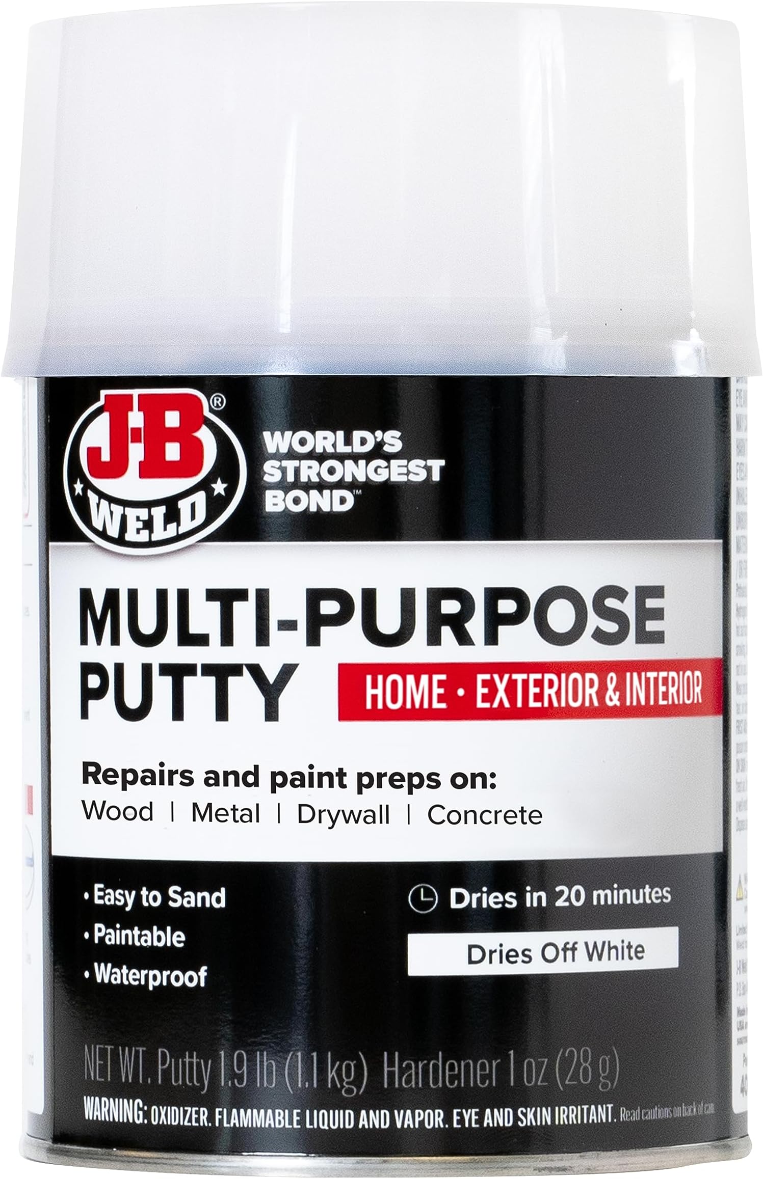 Bondo Metal Reinforced Filler High Strength Filler, Can