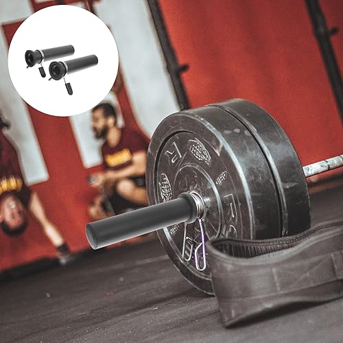 Miniatura 3 de LIFKOME Barra de pesas 2 piezas de manguito adaptador de nailon 8 convierte 1 poste de placa de peso estándar en 2 postes de placa de peso, equipo