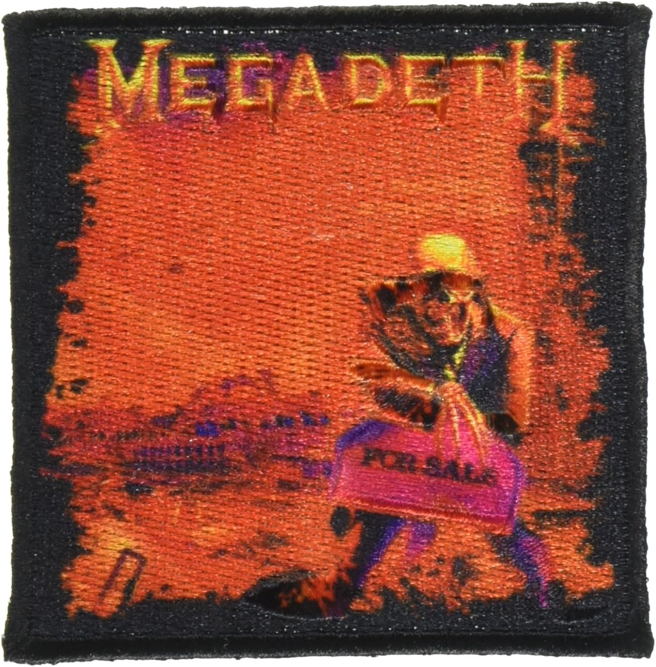 C&D Visionary Application Megadeath Peace Sells S.S. Die Sublimated Patch