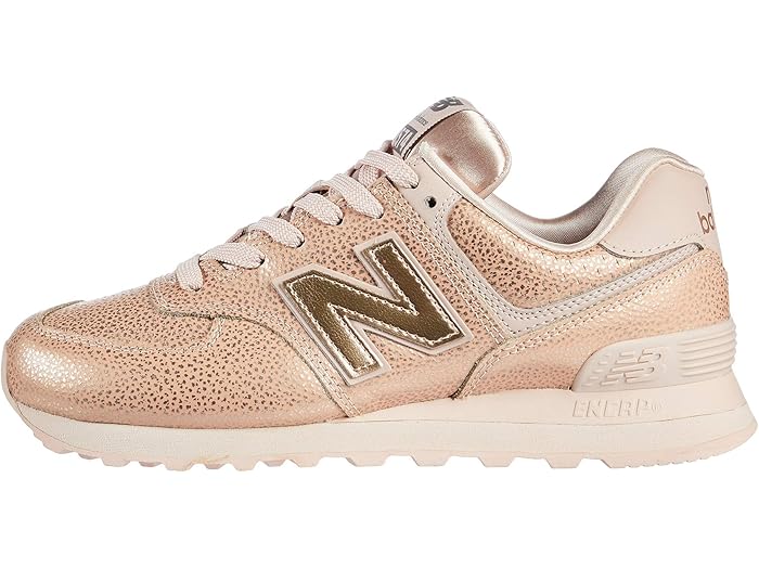 new balance 574 worn metallic