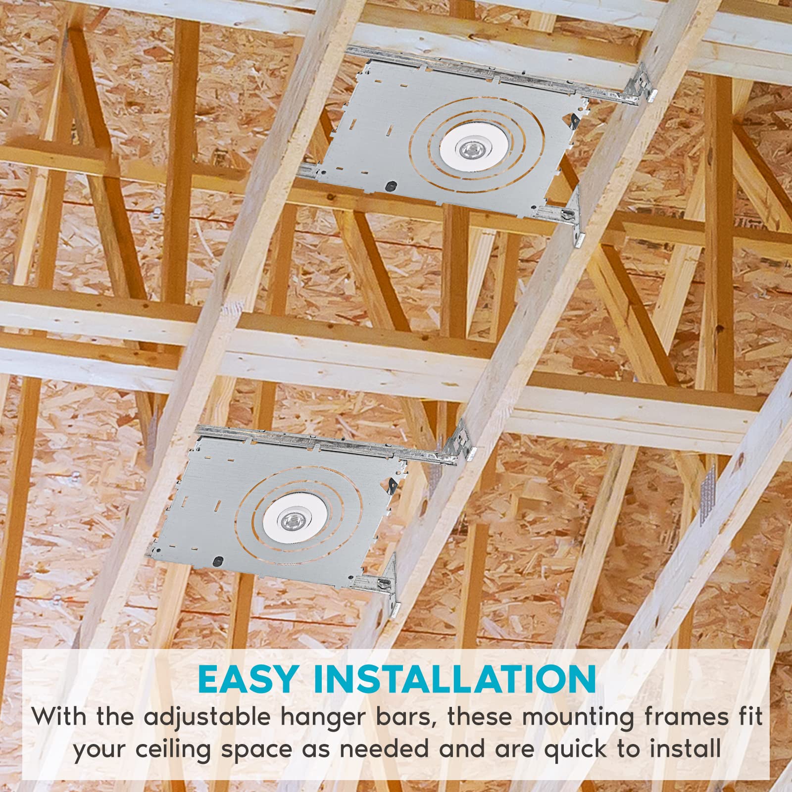 Recessed Lighting Mounting Plate - 2/3/4 Inch -5